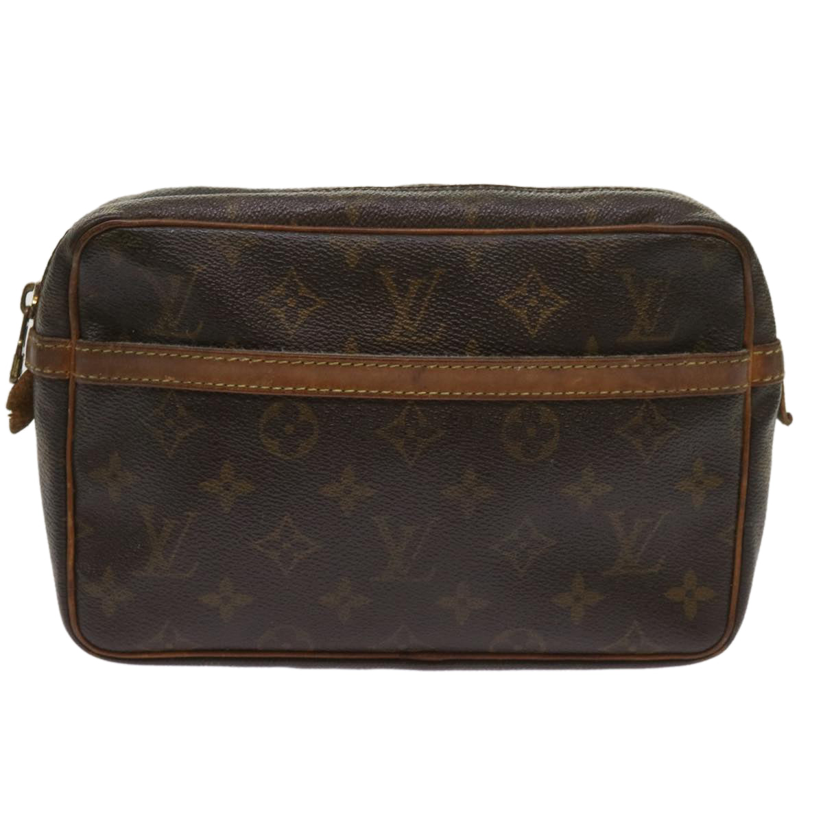 LOUIS VUITTON Monogram Compiegne 23 Clutch Bag M51847 LV Auth bs11775