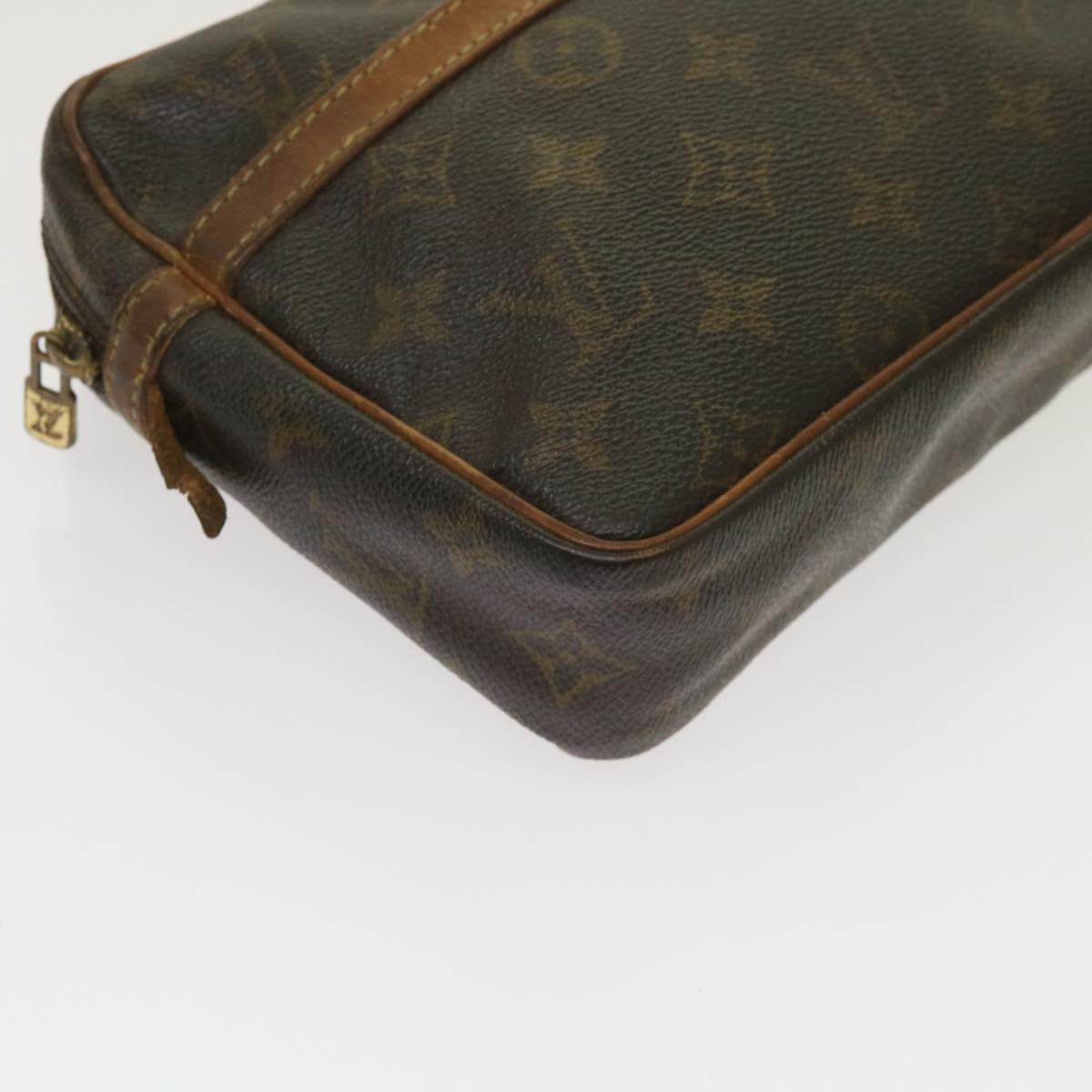 LOUIS VUITTON Monogram Compiegne 23 Clutch Bag M51847 LV Auth bs11775