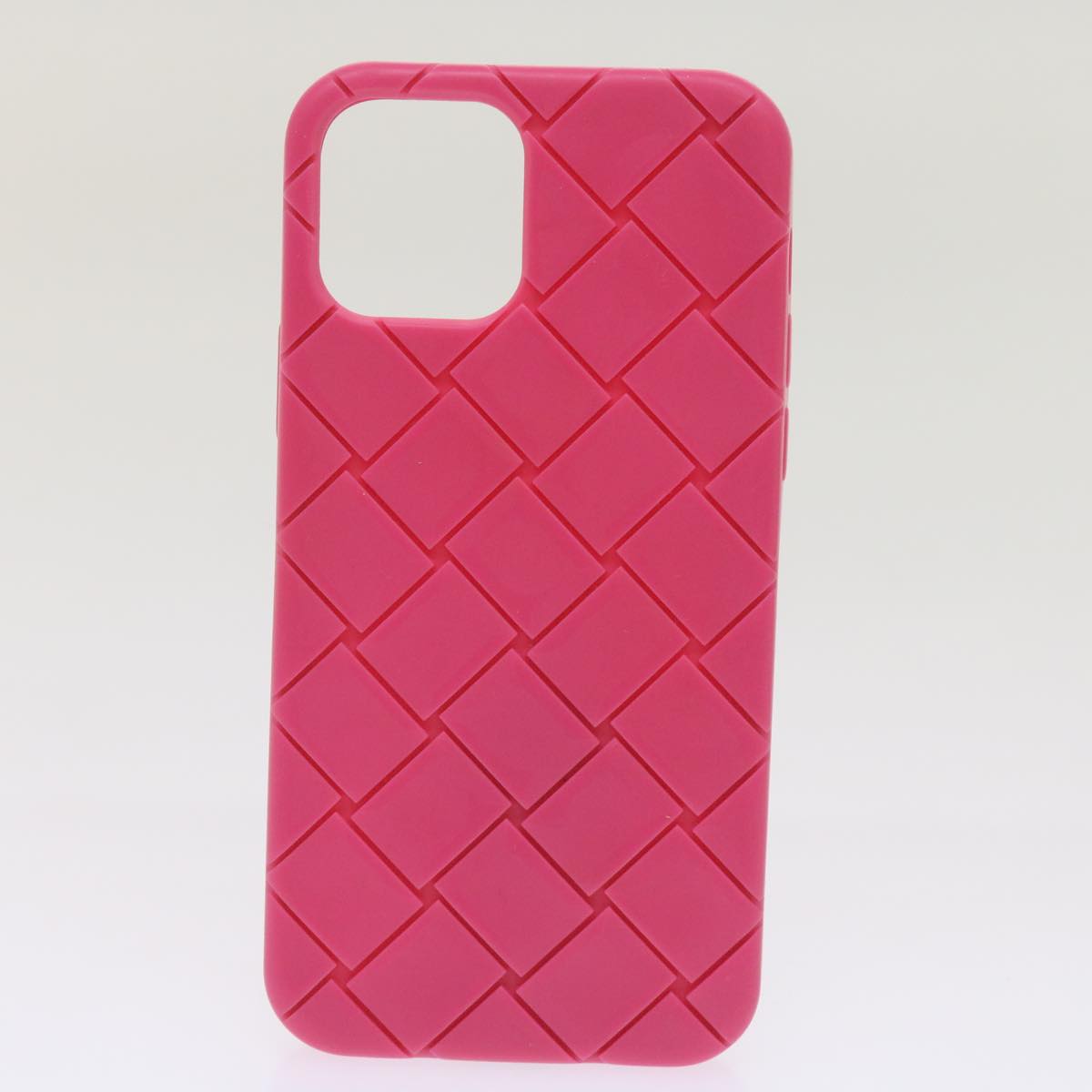 BOTTEGAVENETA airrpods iPhone Case Rubber Pink Auth bs11858