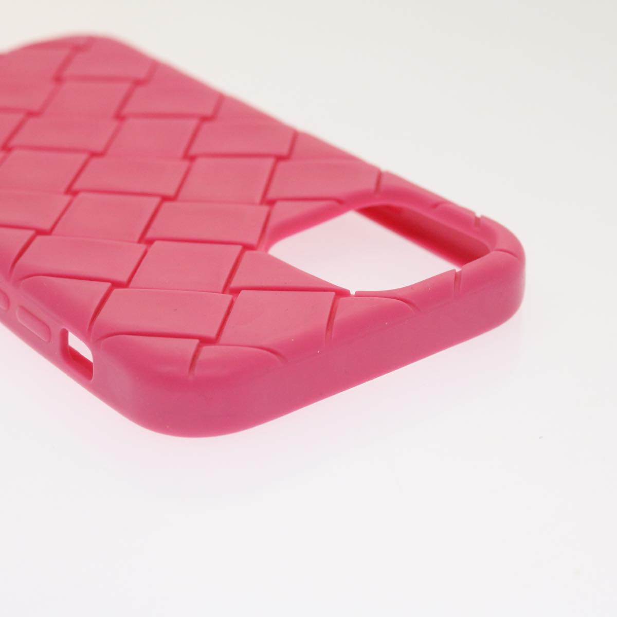 BOTTEGAVENETA airrpods iPhone Case Rubber Pink Auth bs11858