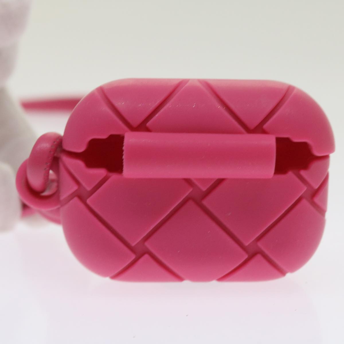 BOTTEGAVENETA airrpods iPhone Case Rubber Pink Auth bs11858