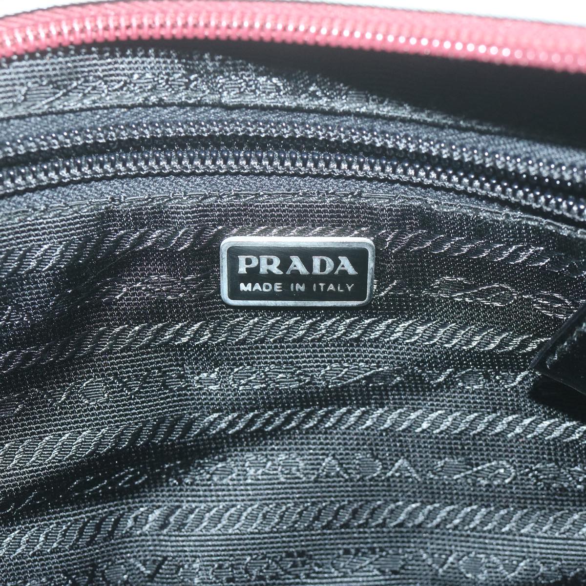 PRADA Hand Bag Nylon Light Blue Auth bs11864