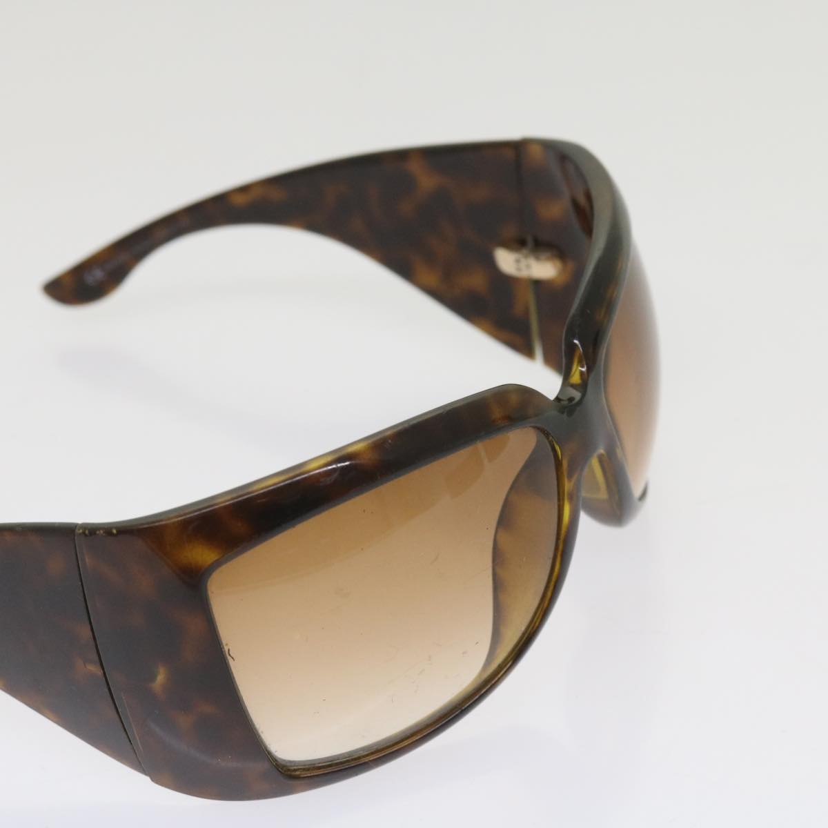 GUCCI Sunglasses plastic Brown Auth bs11868