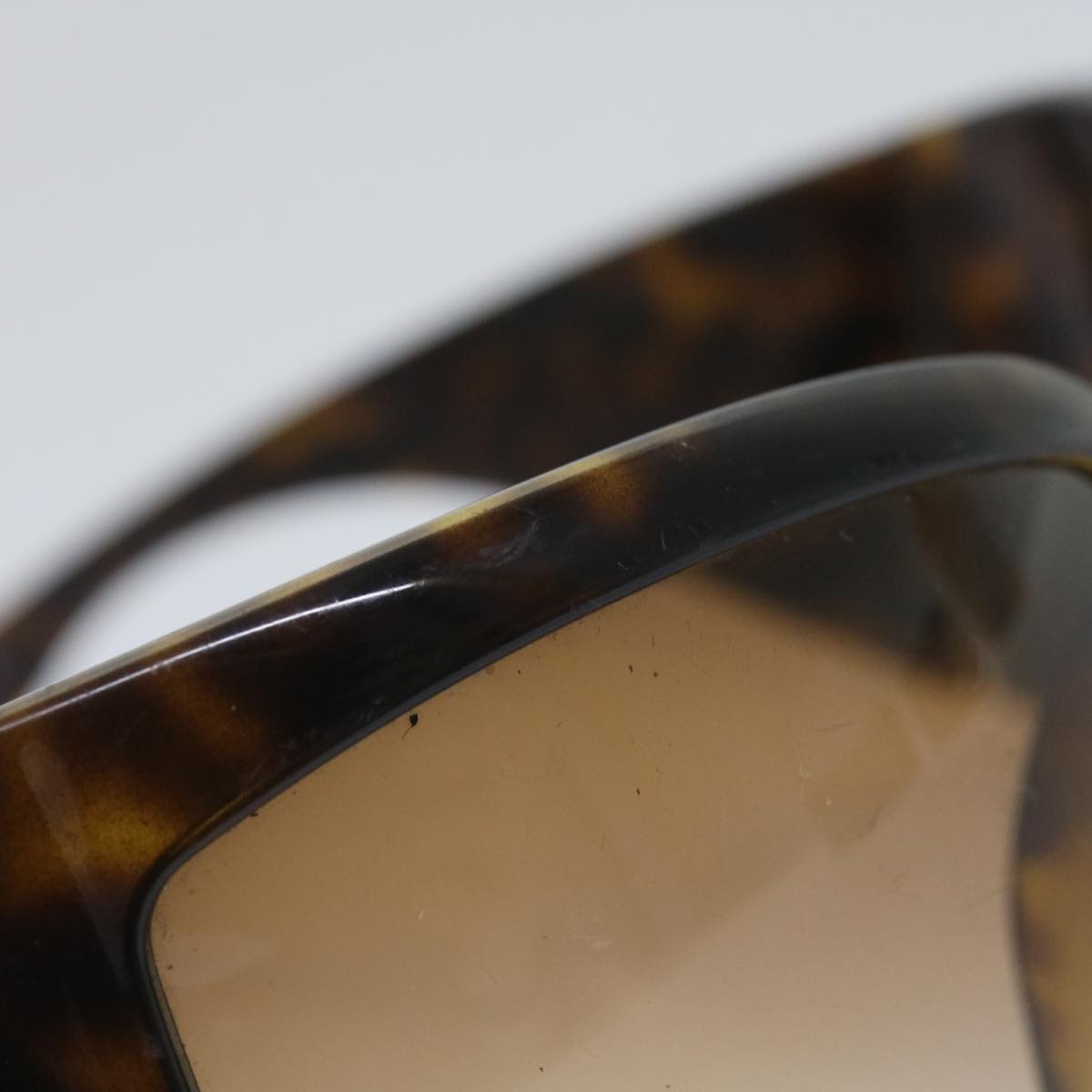 GUCCI Sunglasses plastic Brown Auth bs11868