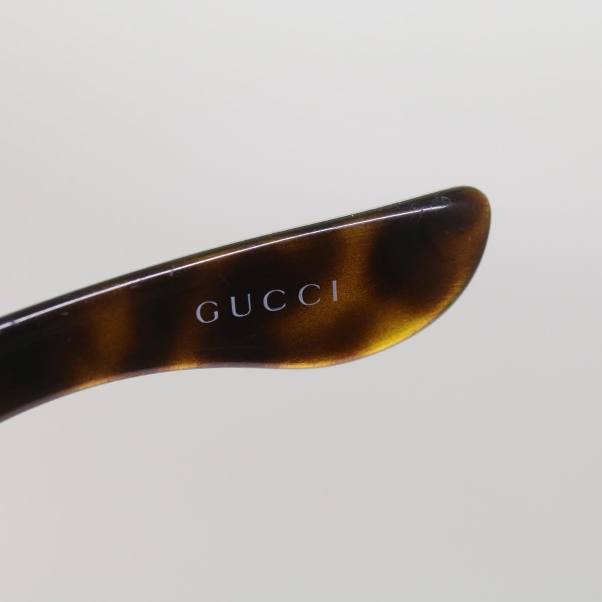 GUCCI Sunglasses plastic Brown Auth bs11868