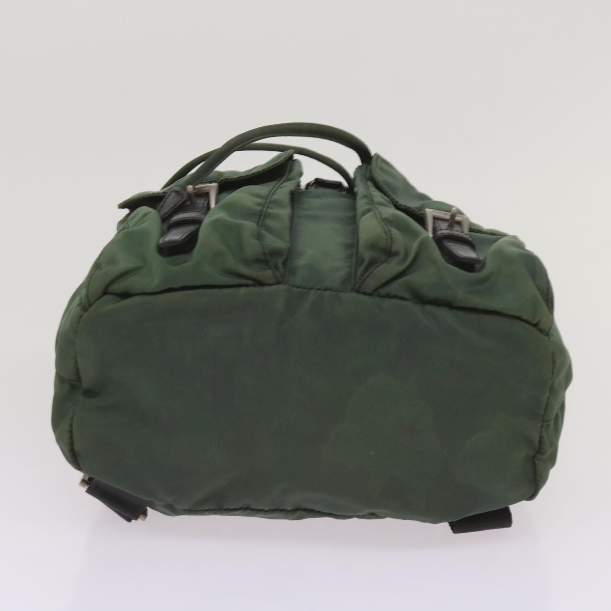 PRADA Backpack Nylon Green Auth bs11956