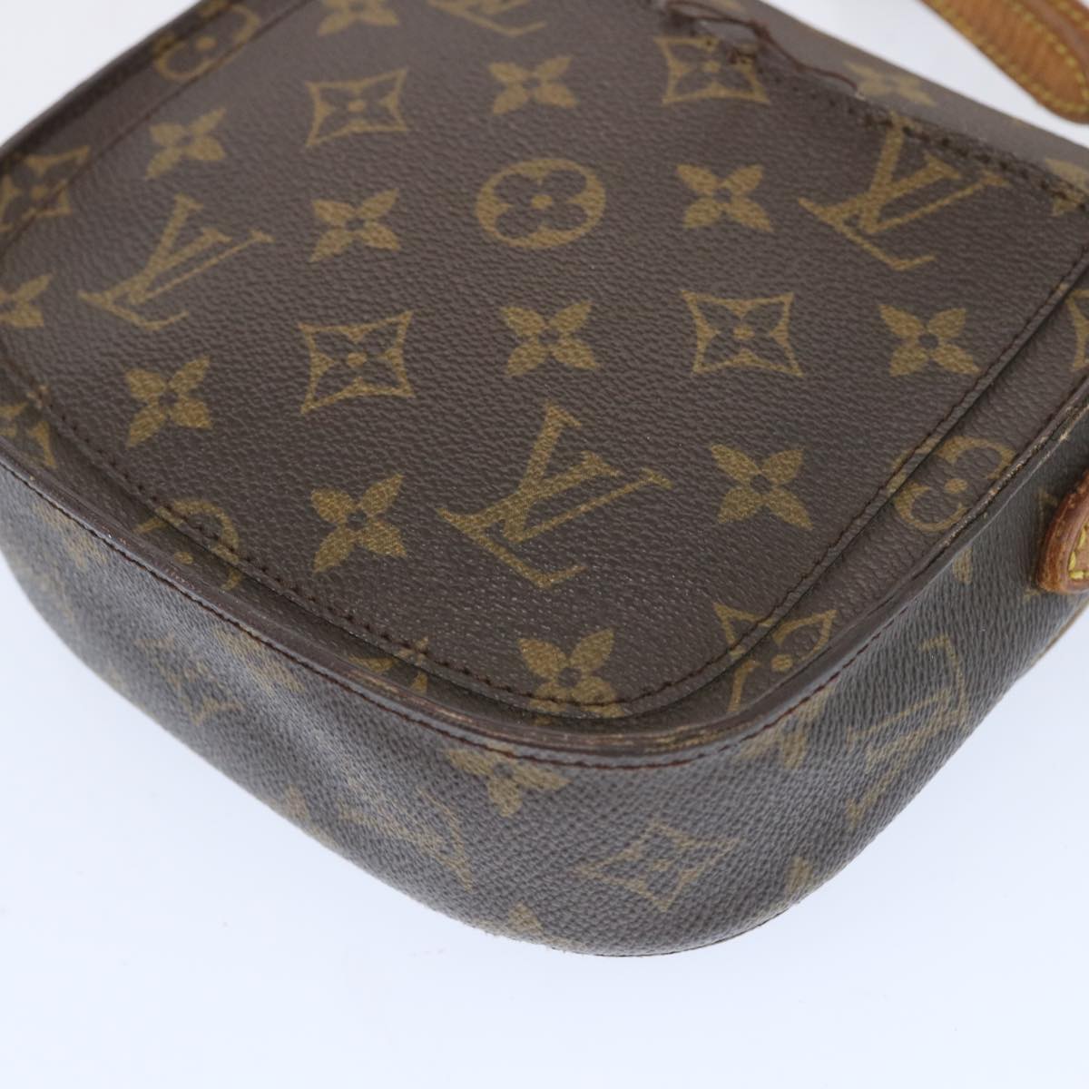 LOUIS VUITTON Monogram Saint Cloud PM Shoulder Bag M51244 LV Auth bs11962