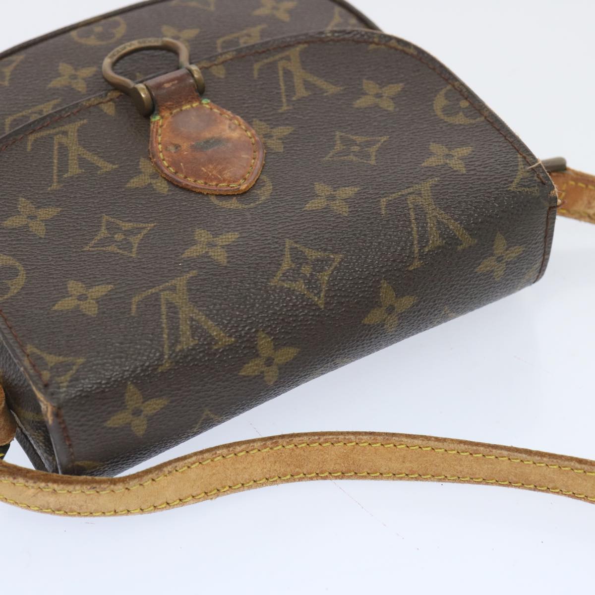 LOUIS VUITTON Monogram Saint Cloud PM Shoulder Bag M51244 LV Auth bs11962