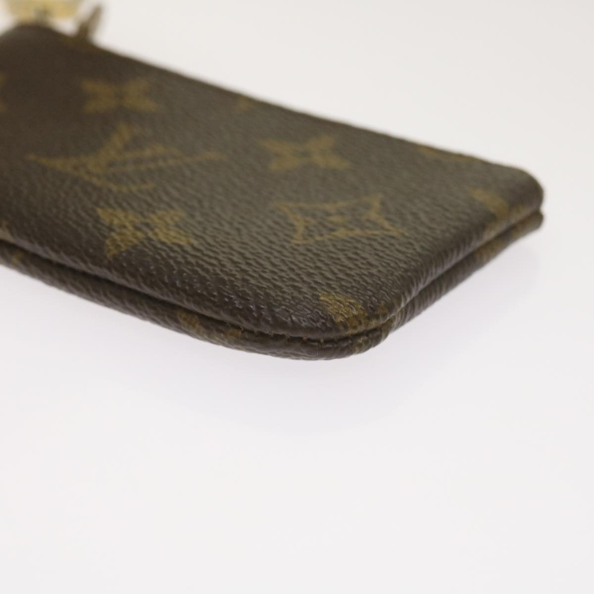 LOUIS VUITTON Monogram Pochette Cles Coin Purse M62650 LV Auth bs11963