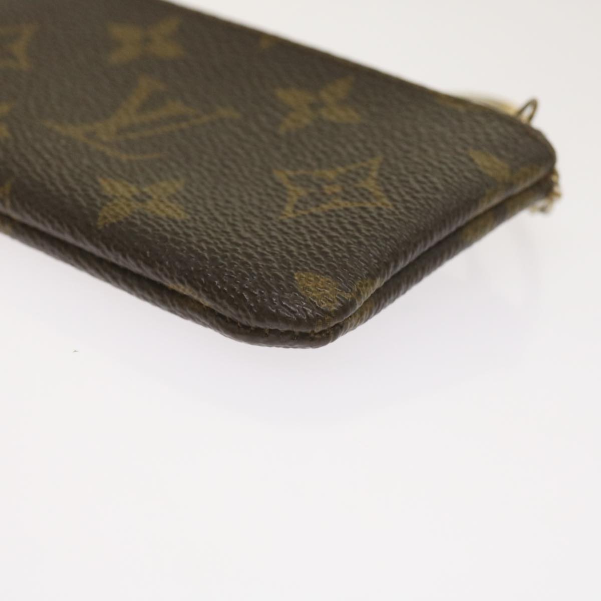 LOUIS VUITTON Monogram Pochette Cles Coin Purse M62650 LV Auth bs11963