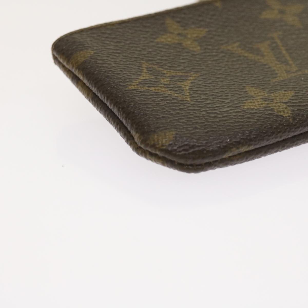 LOUIS VUITTON Monogram Pochette Cles Coin Purse M62650 LV Auth bs11963