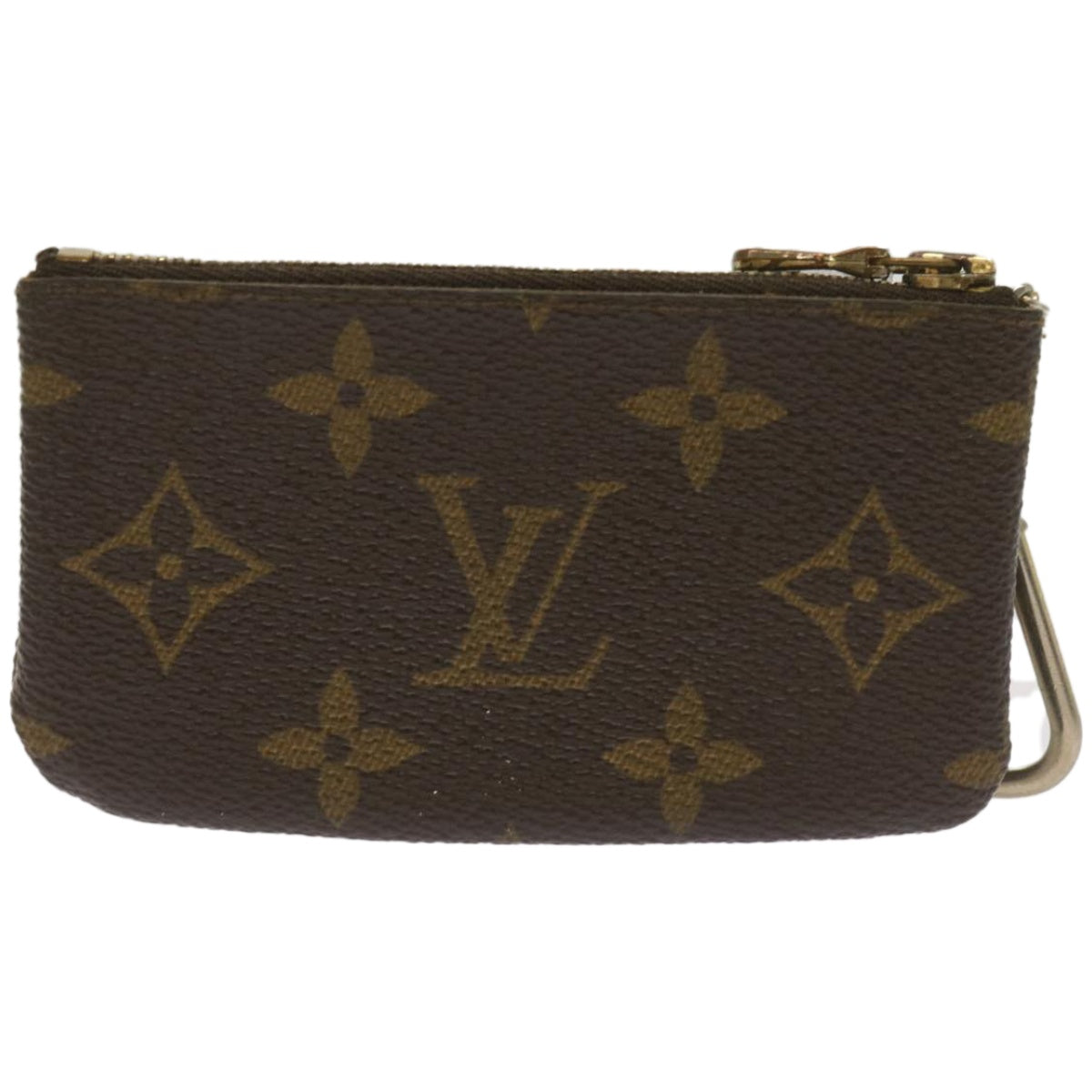 LOUIS VUITTON Monogram Pochette Cles Coin Purse M62650 LV Auth bs11963