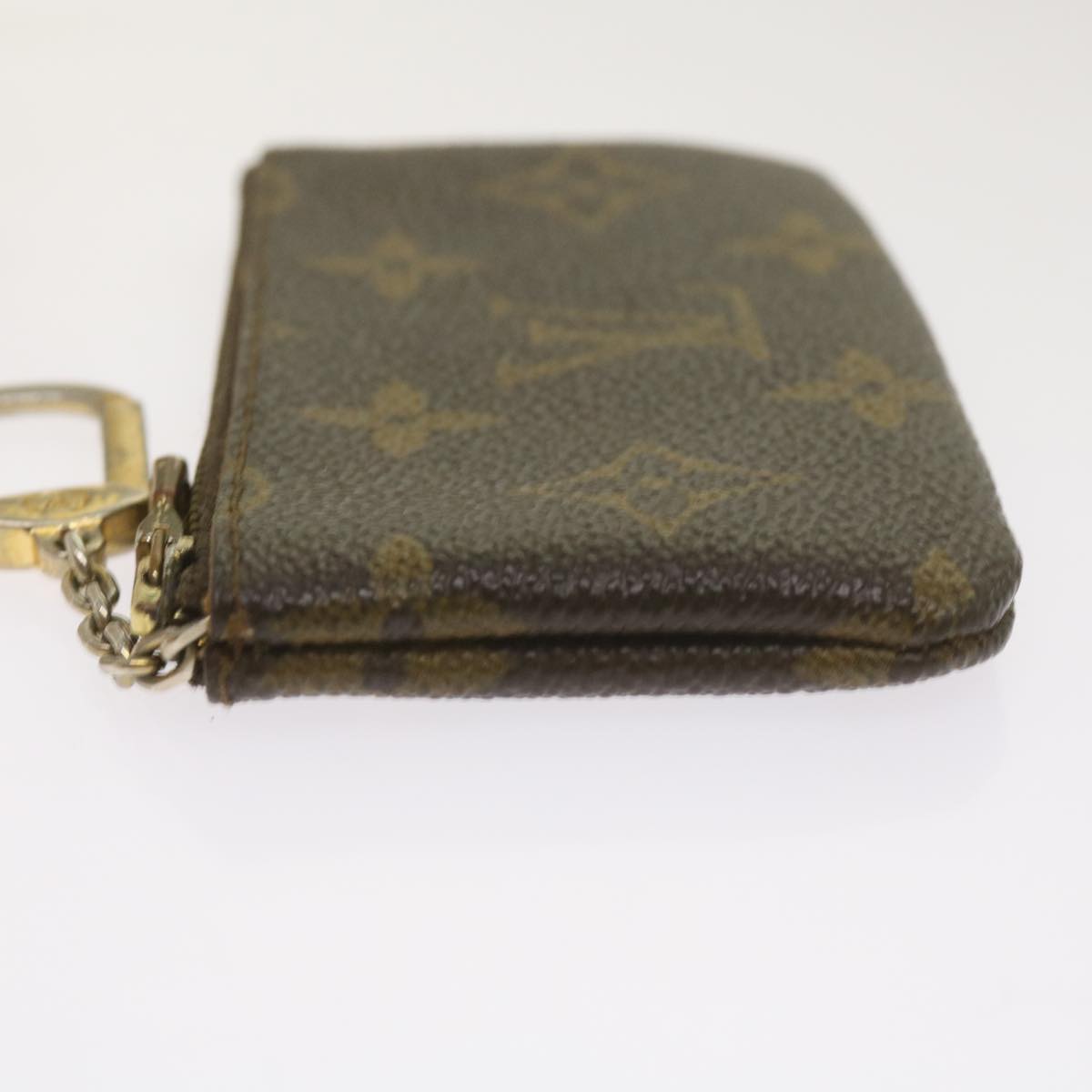 LOUIS VUITTON Monogram Pochette Cles Coin Purse M62650 LV Auth bs11963