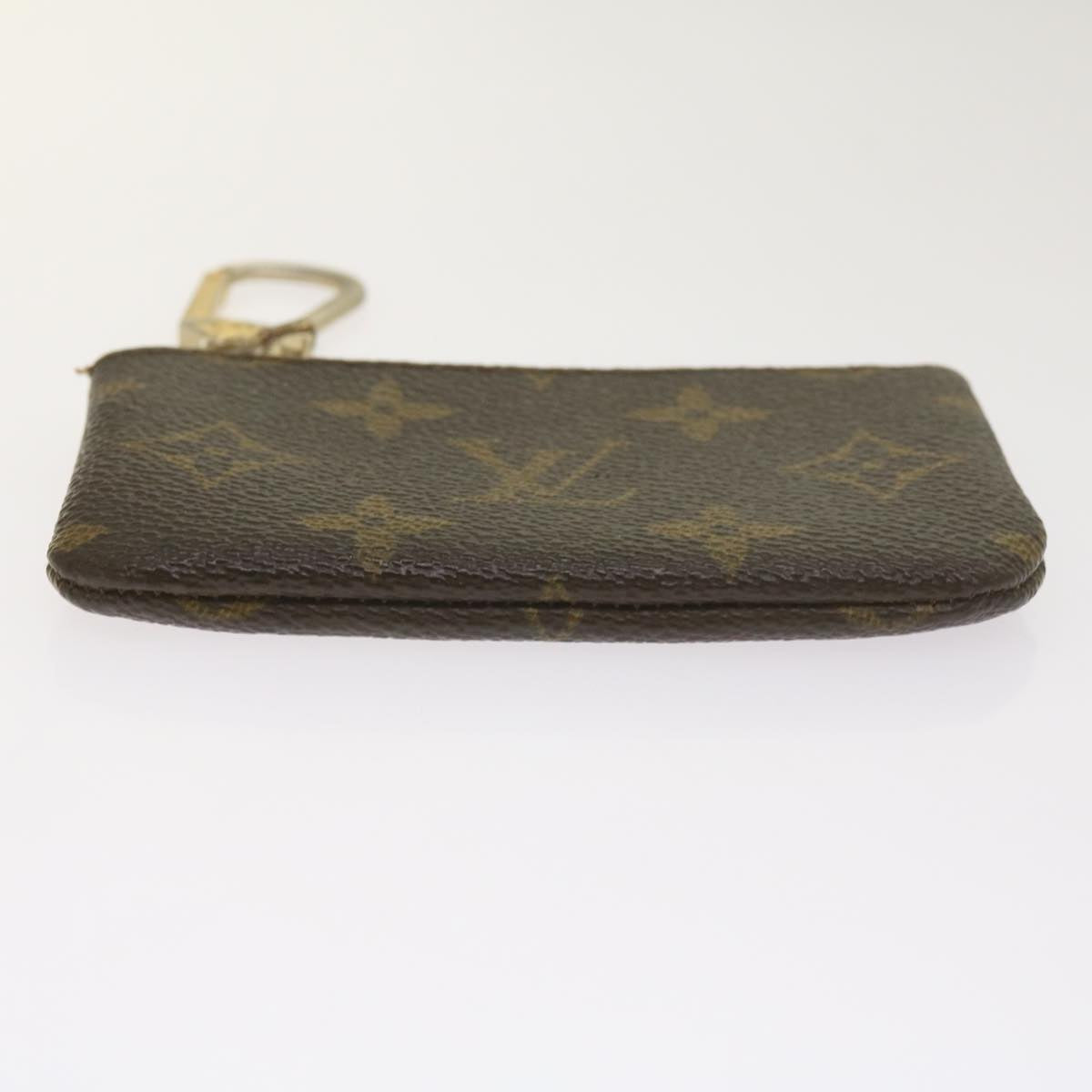 LOUIS VUITTON Monogram Pochette Cles Coin Purse M62650 LV Auth bs11963