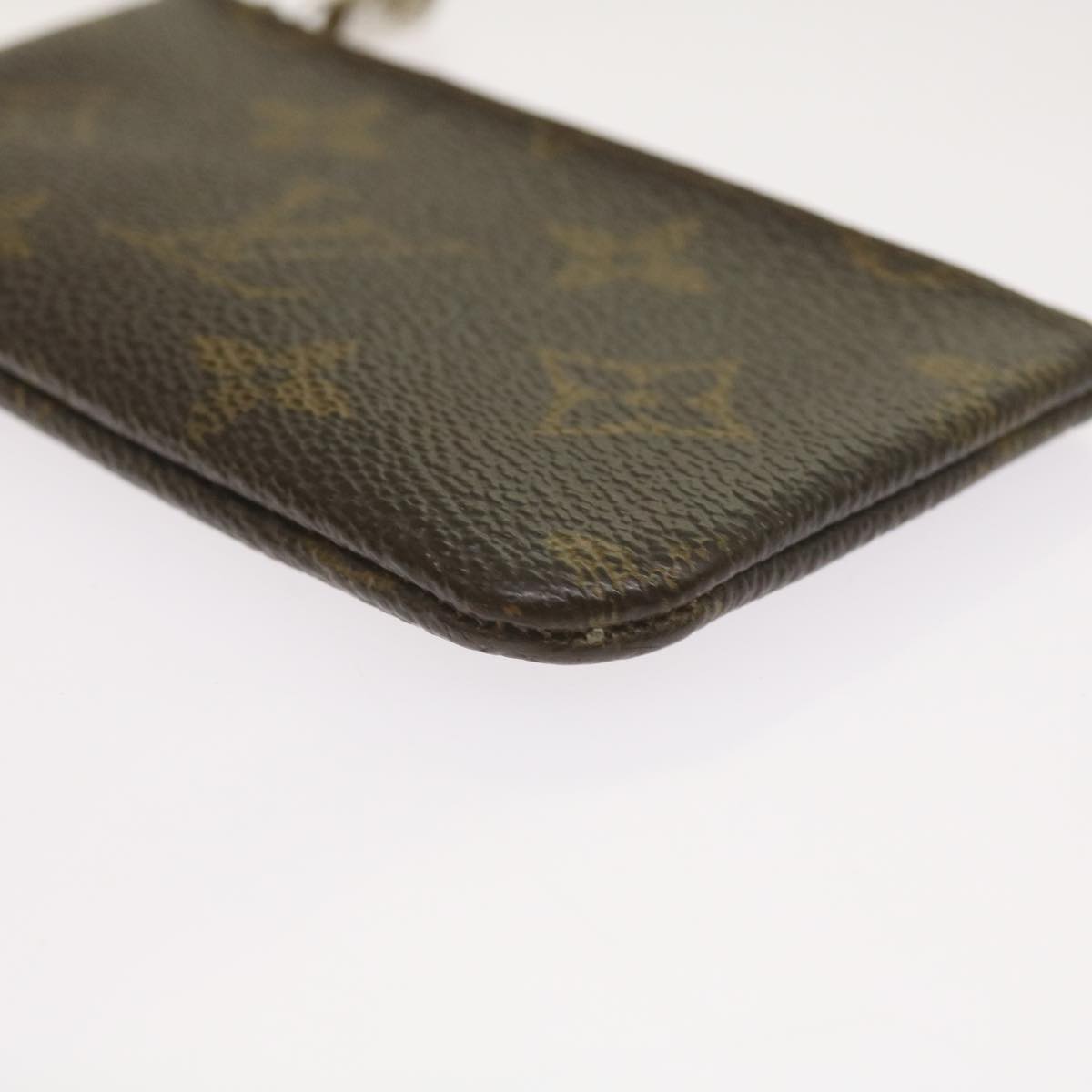 LOUIS VUITTON Monogram Pochette Cles Coin Purse M62650 LV Auth bs11964