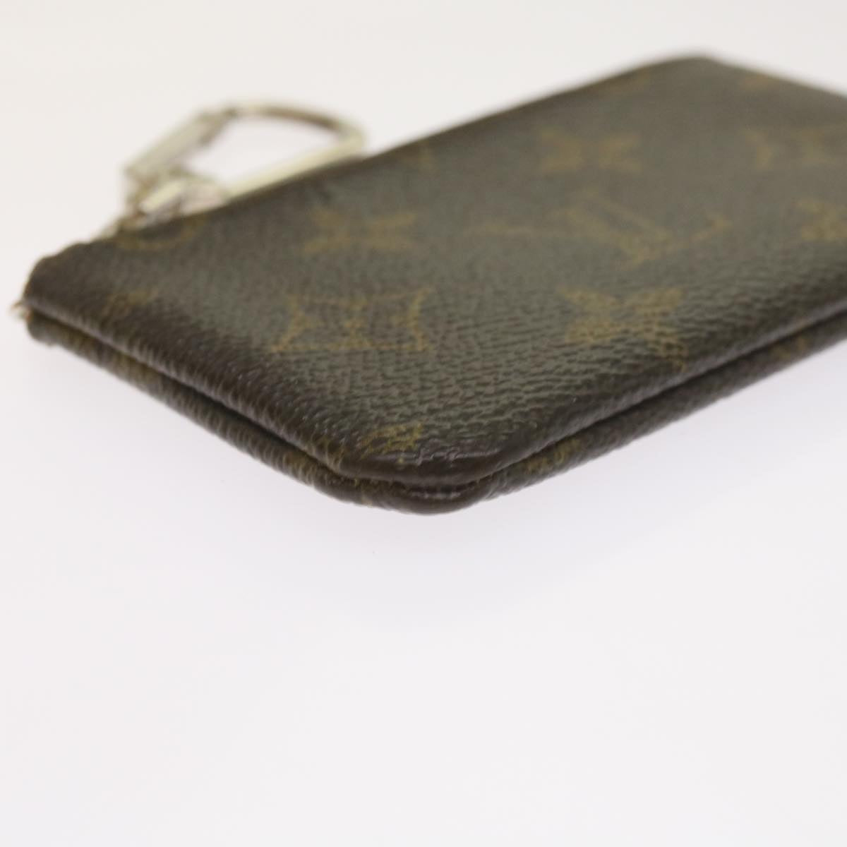 LOUIS VUITTON Monogram Pochette Cles Coin Purse M62650 LV Auth bs11964