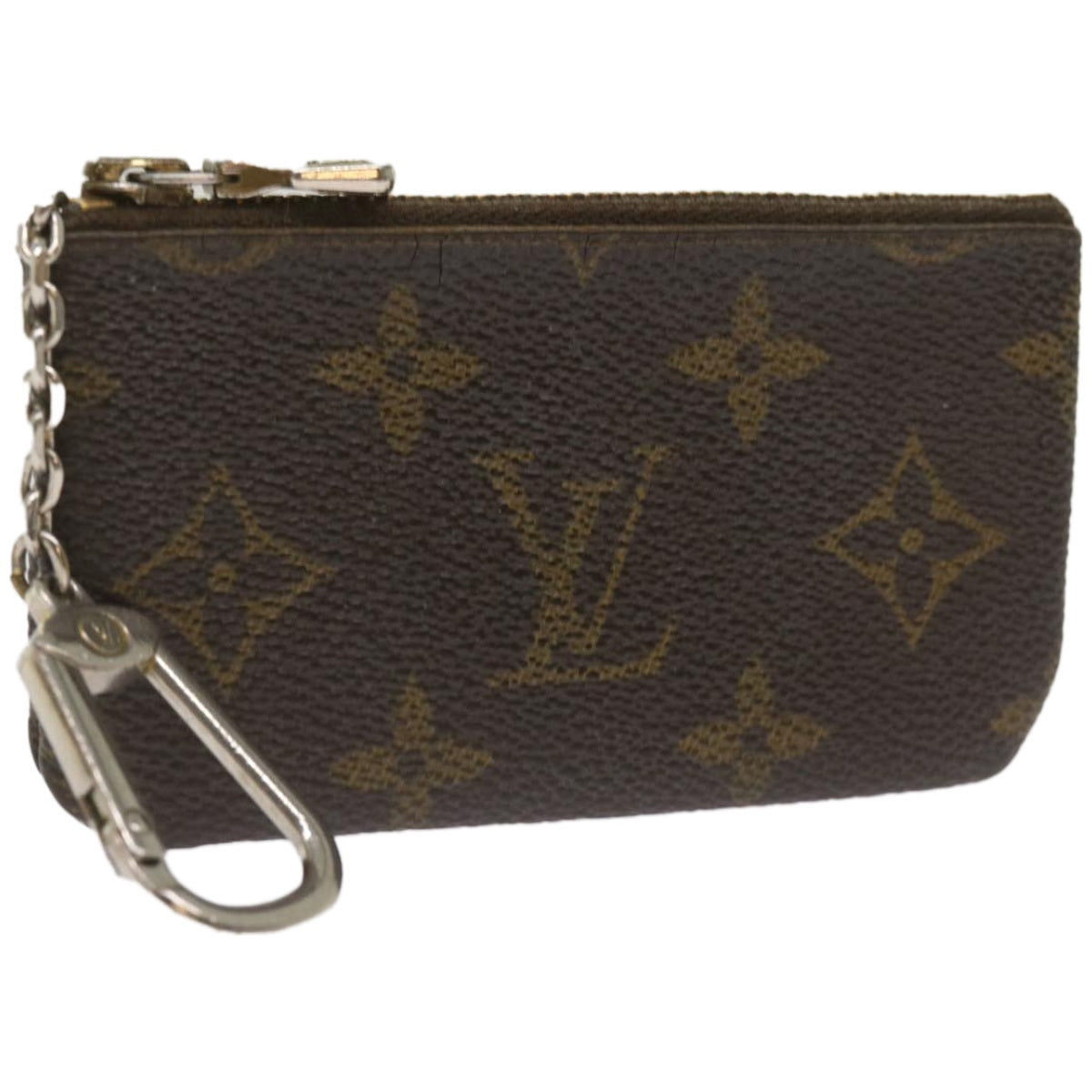 LOUIS VUITTON Monogram Pochette Cles Coin Purse M62650 LV Auth bs11964