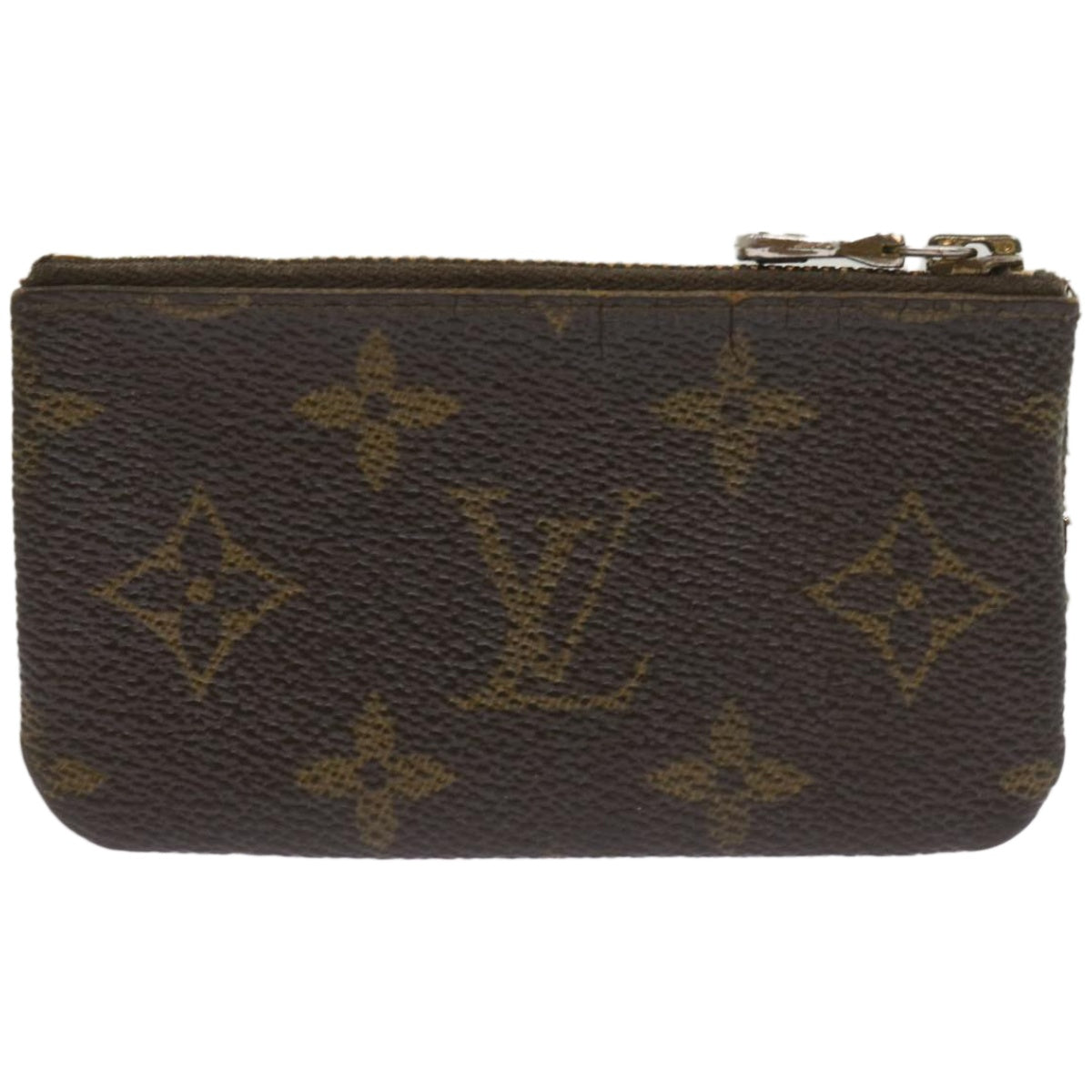 LOUIS VUITTON Monogram Pochette Cles Coin Purse M62650 LV Auth bs11964