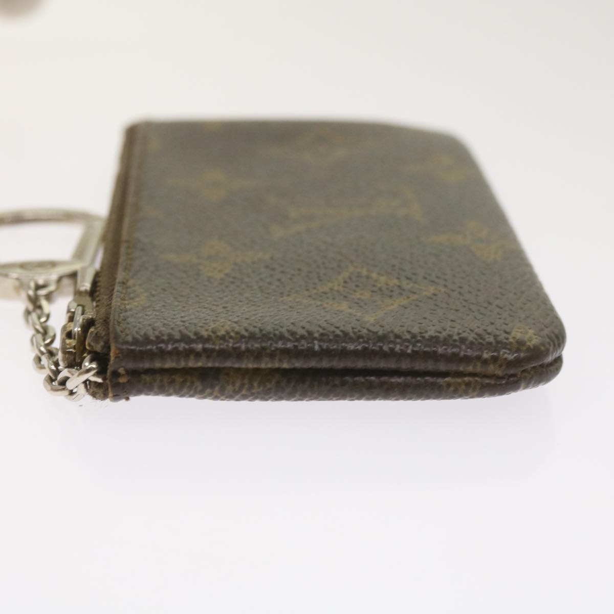 LOUIS VUITTON Monogram Pochette Cles Coin Purse M62650 LV Auth bs11964