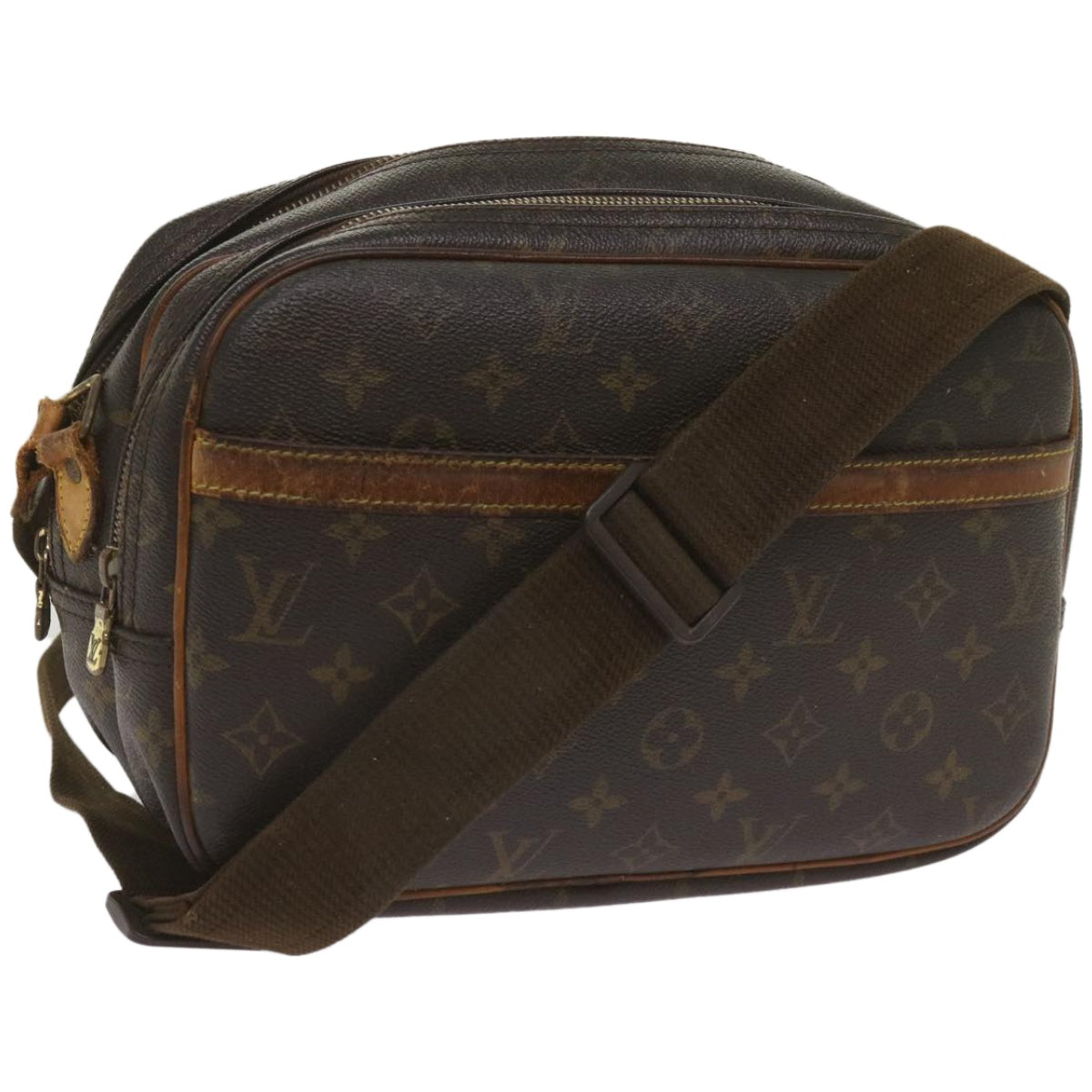 LOUIS VUITTON Monogram Reporter PM Shoulder Bag M45254 LV Auth bs11967