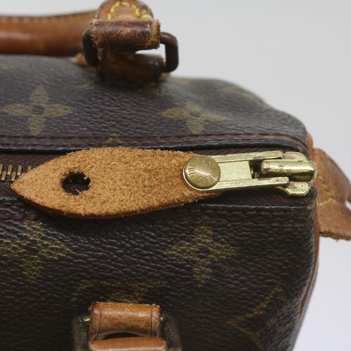 LOUIS VUITTON Monogram Mini Speedy Bandouliere Japon 88 Bag M99014 Auth bs12006