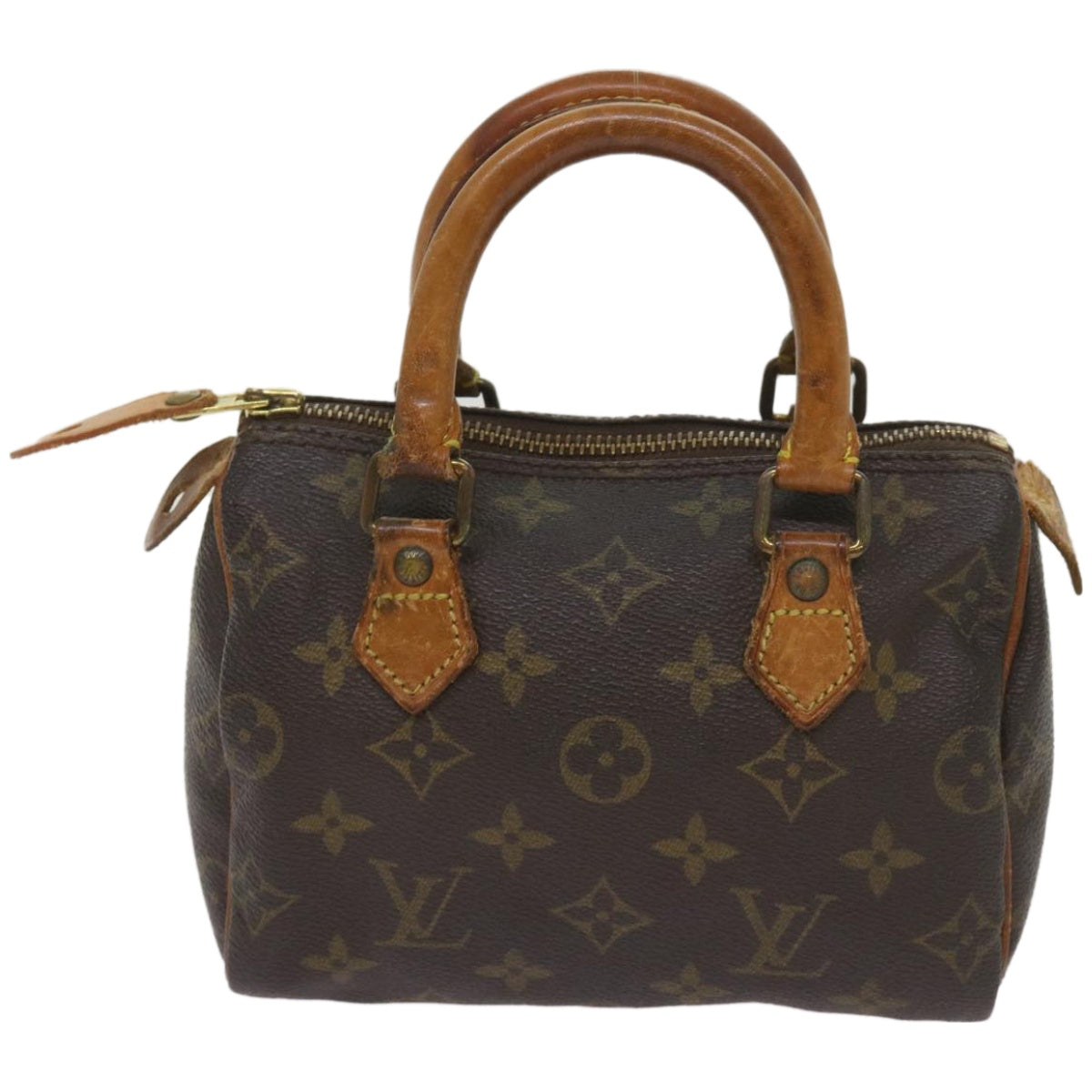 LOUIS VUITTON Monogram Mini Speedy Bandouliere Japon 88 Bag M99014 Auth bs12006