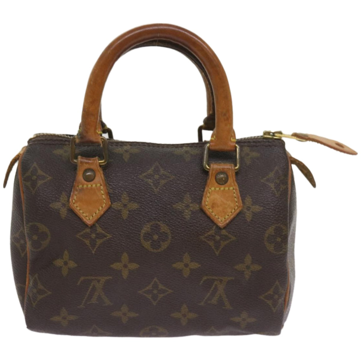 LOUIS VUITTON Monogram Mini Speedy Bandouliere Japon 88 Bag M99014 Auth bs12006