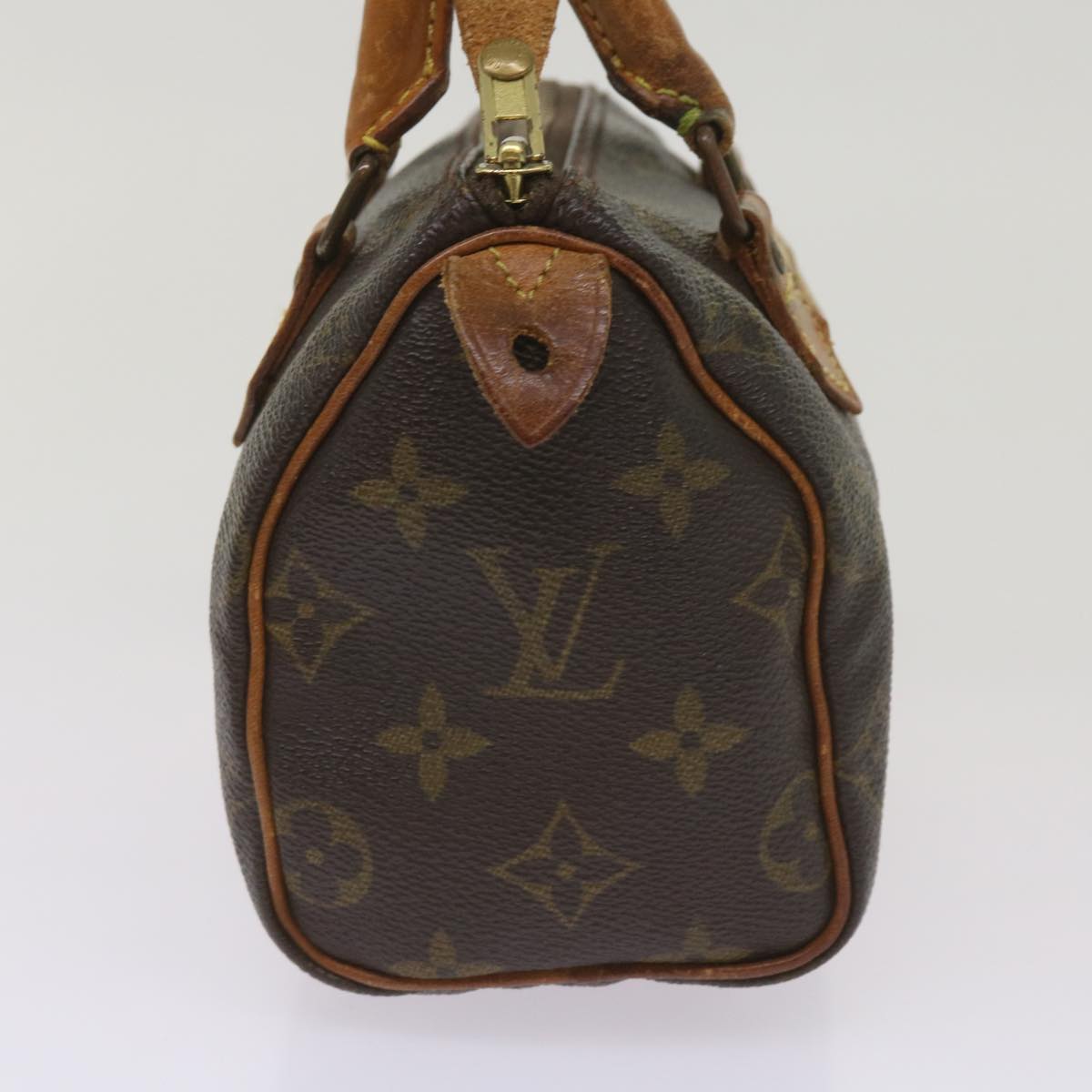 LOUIS VUITTON Monogram Mini Speedy Bandouliere Japon 88 Bag M99014 Auth bs12006