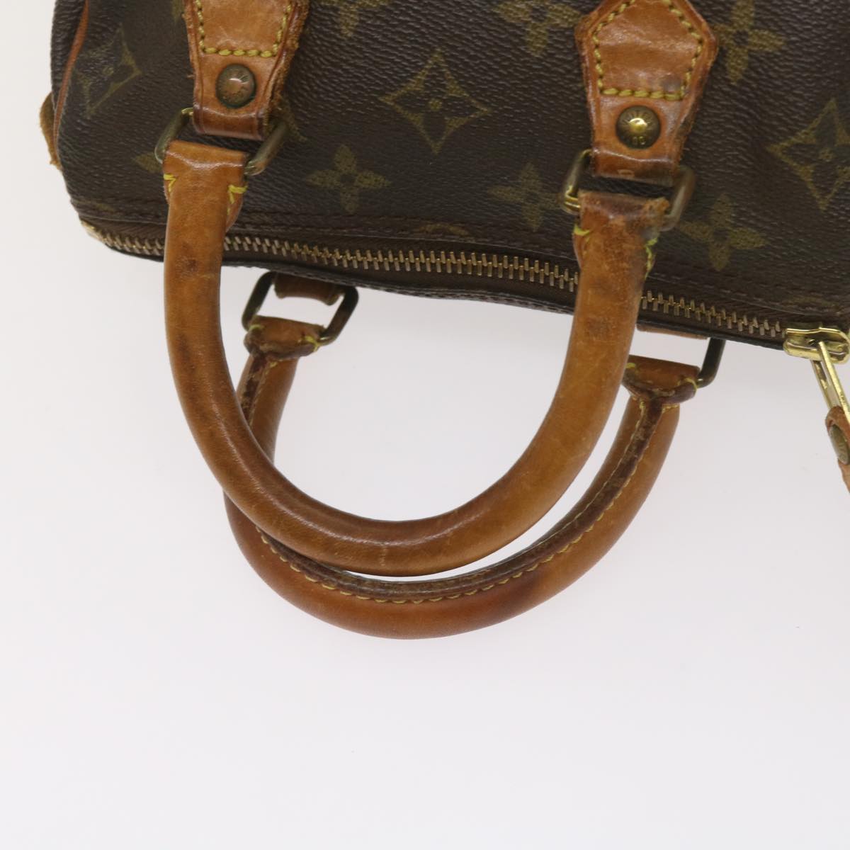 LOUIS VUITTON Monogram Mini Speedy Bandouliere Japon 88 Bag M99014 Auth bs12006