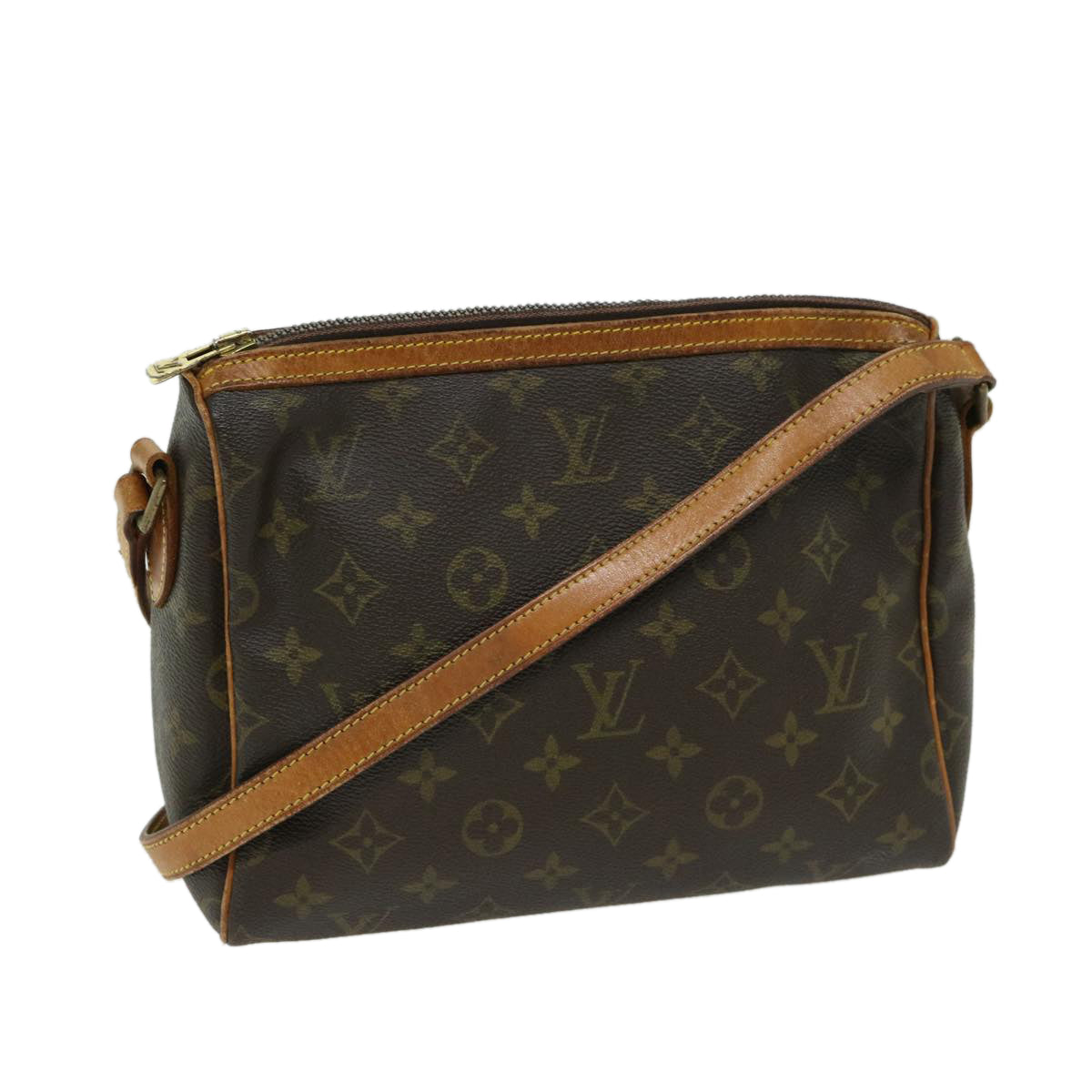 LOUIS VUITTON Monogram Tulle Lee Shoulder Bag M51348 LV Auth bs12055