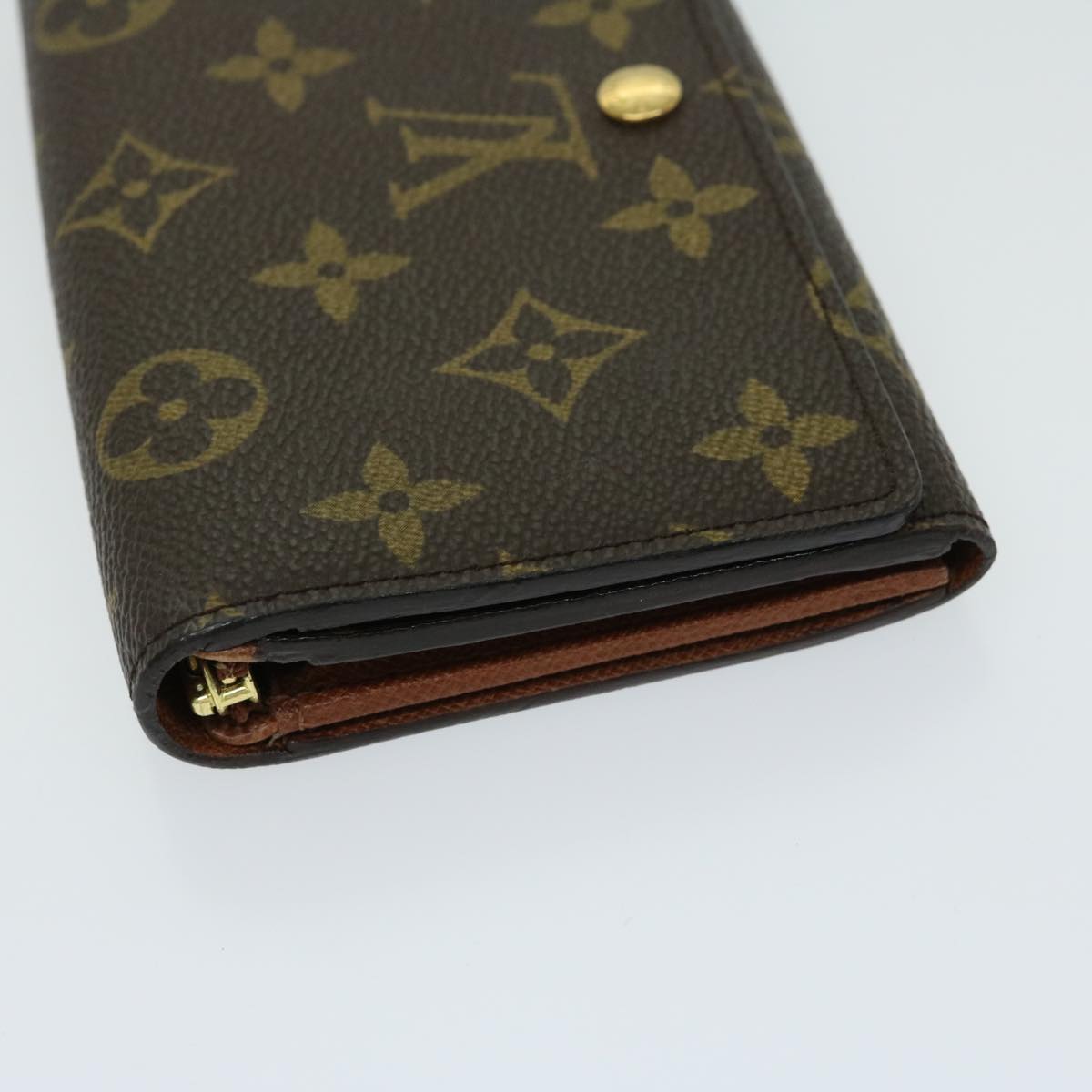 LOUIS VUITTON Monogram Portefeuille Tresol Wallet M61736 LV Auth bs12074