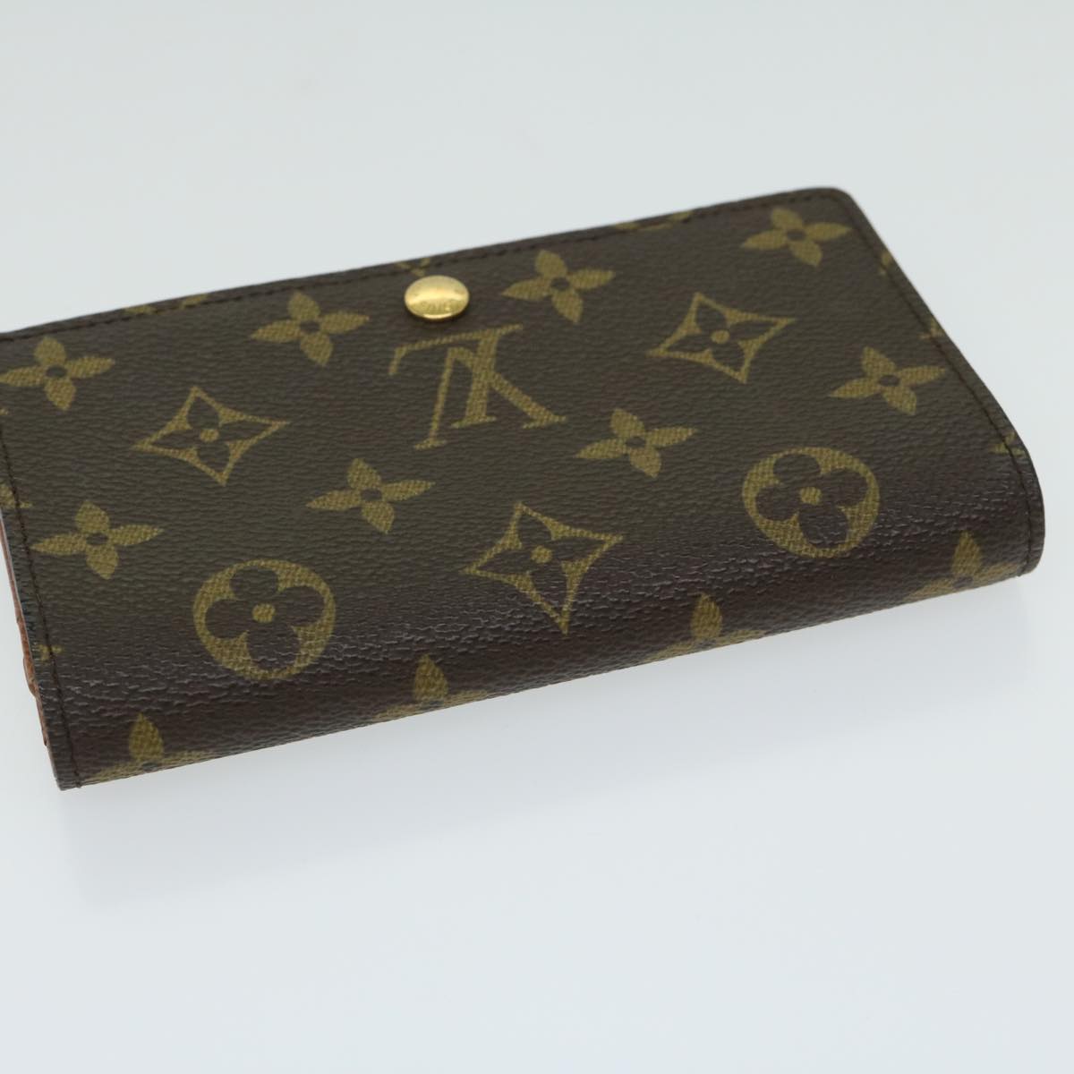 LOUIS VUITTON Monogram Portefeuille Tresol Wallet M61736 LV Auth bs12074