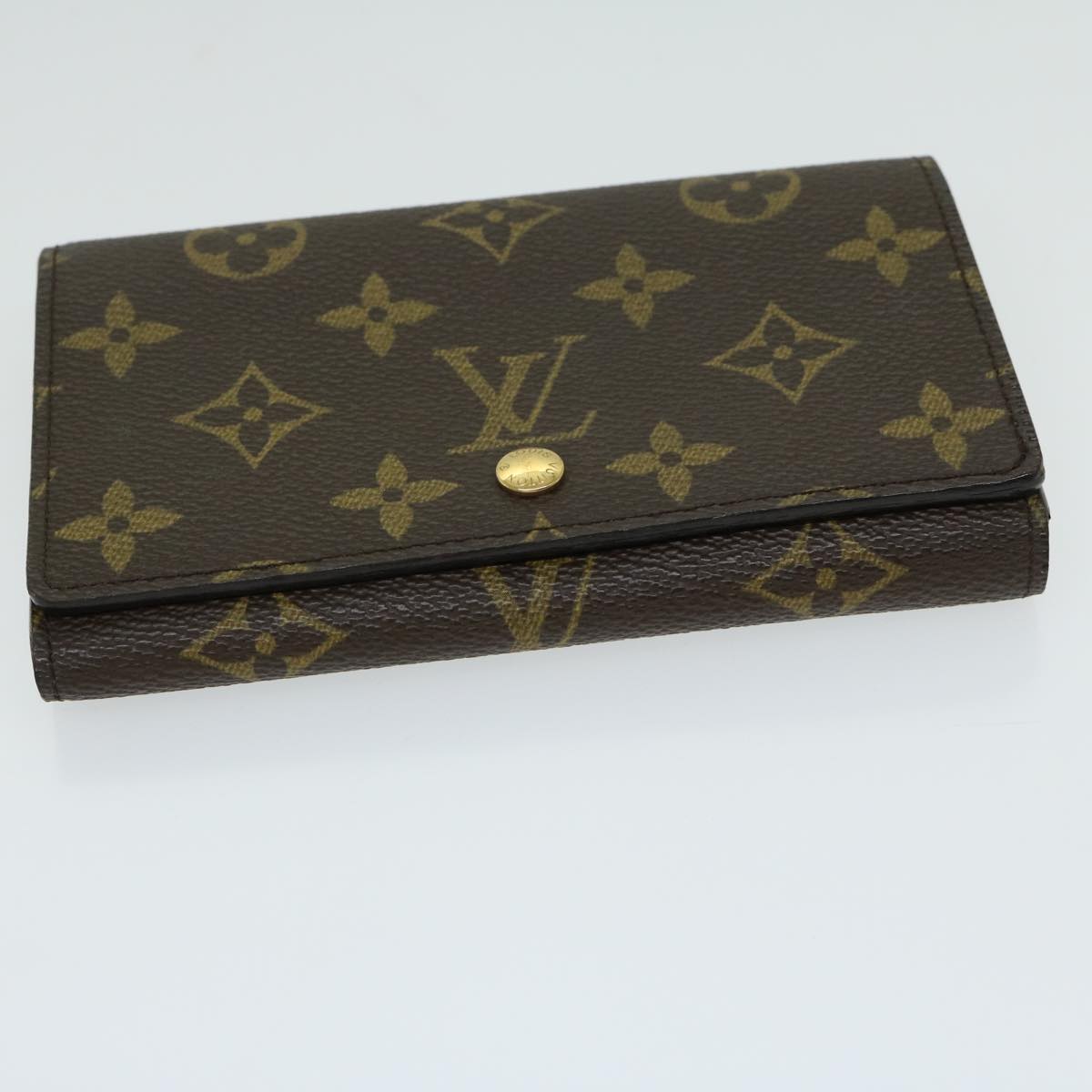 LOUIS VUITTON Monogram Portefeuille Tresol Wallet M61736 LV Auth bs12074