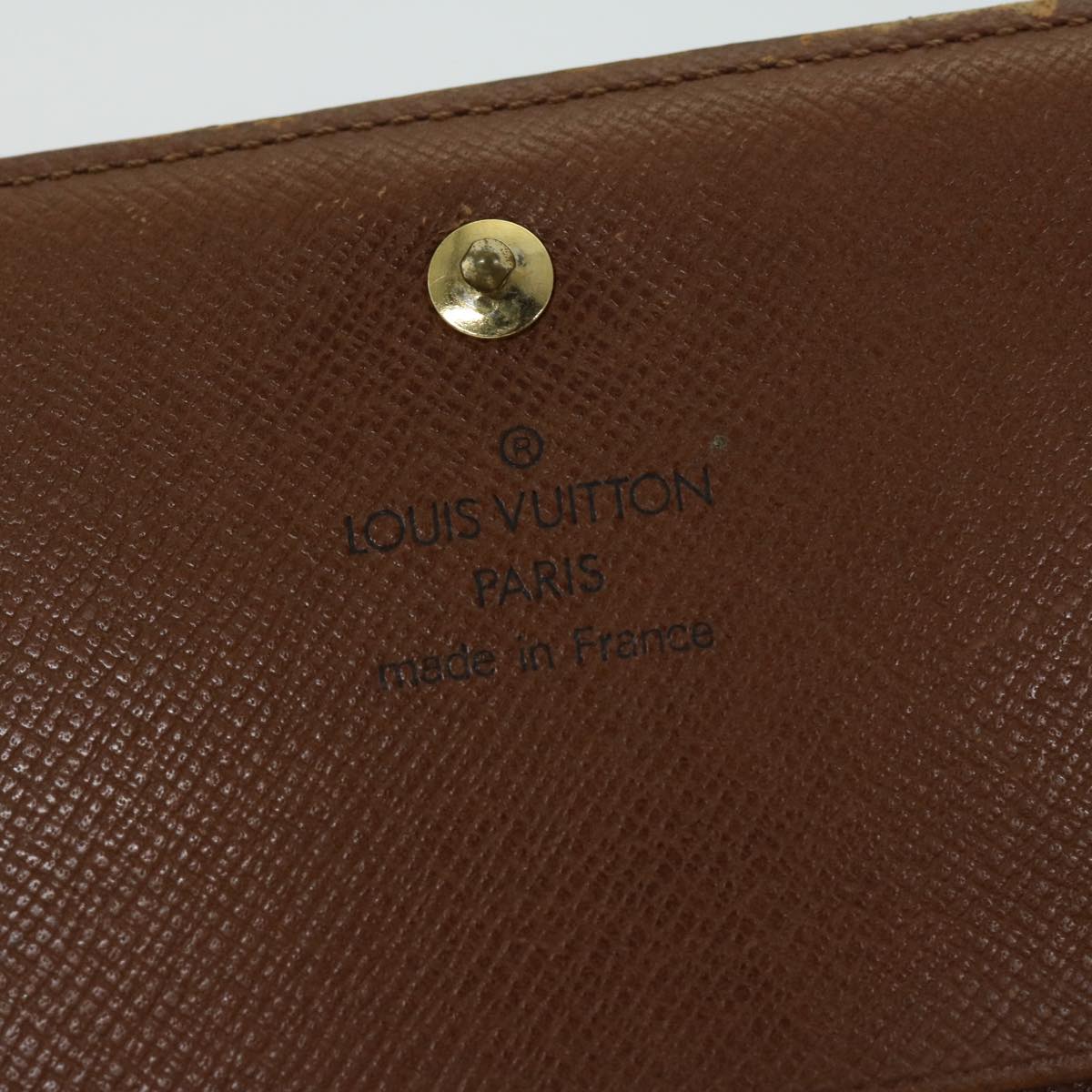 LOUIS VUITTON Monogram Portefeuille Tresol Wallet M61736 LV Auth bs12081