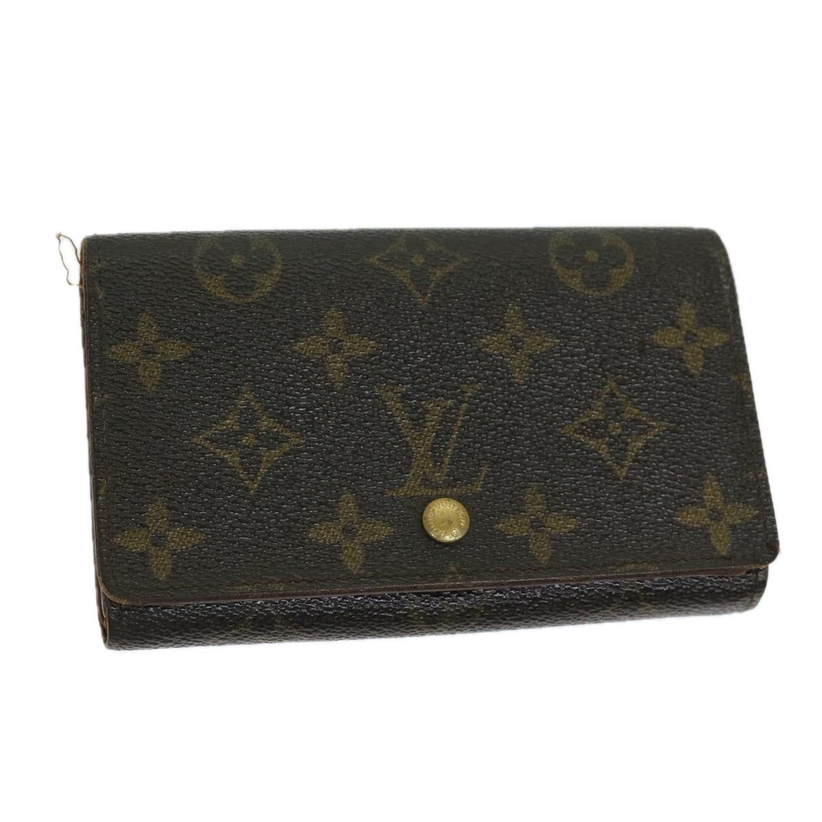 LOUIS VUITTON Monogram Portefeuille Tresol Wallet M61736 LV Auth bs12081