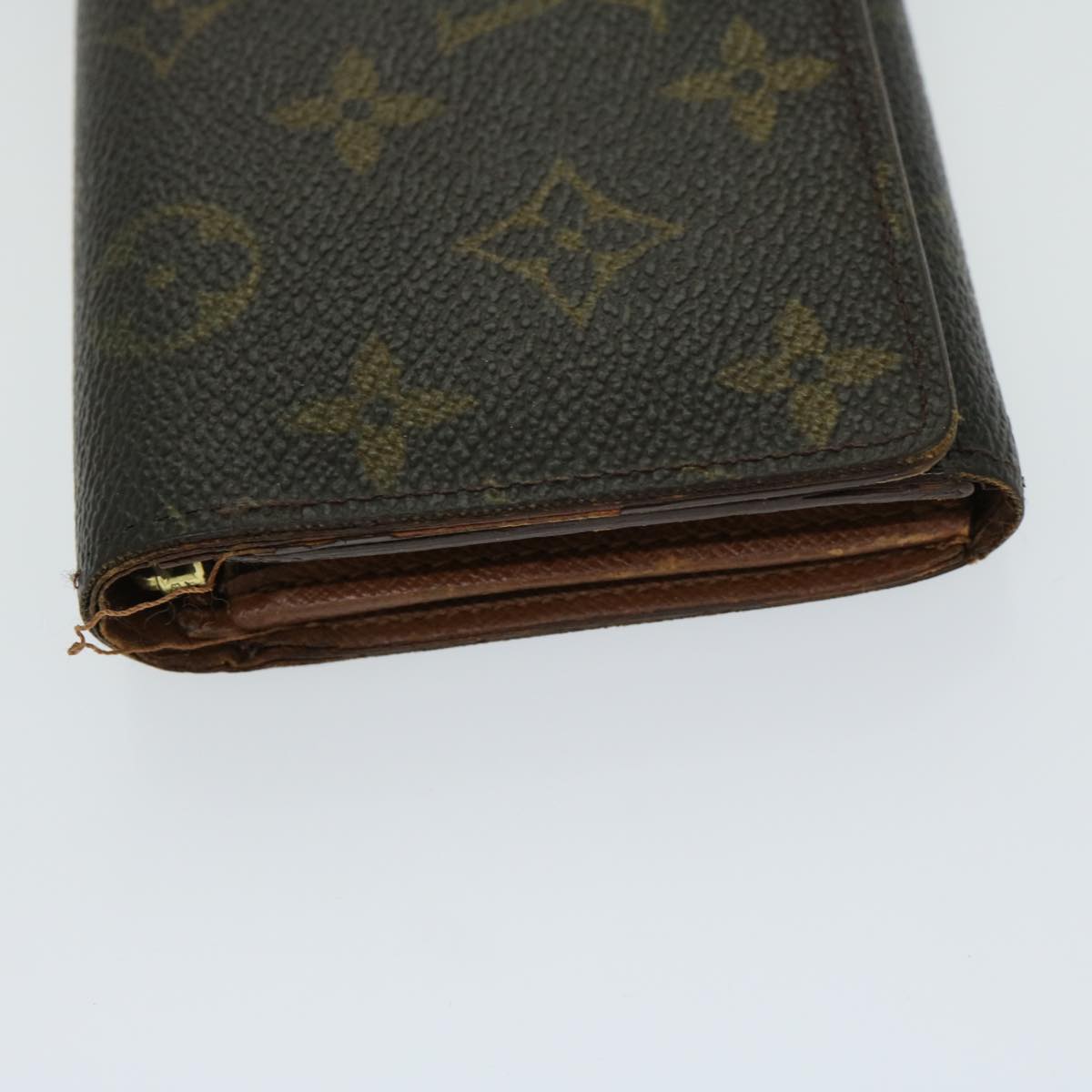 LOUIS VUITTON Monogram Portefeuille Tresol Wallet M61736 LV Auth bs12081