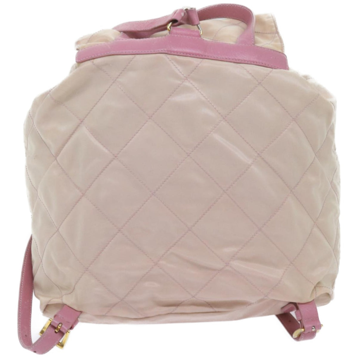 PRADA Backpack Nylon Pink Auth bs12082