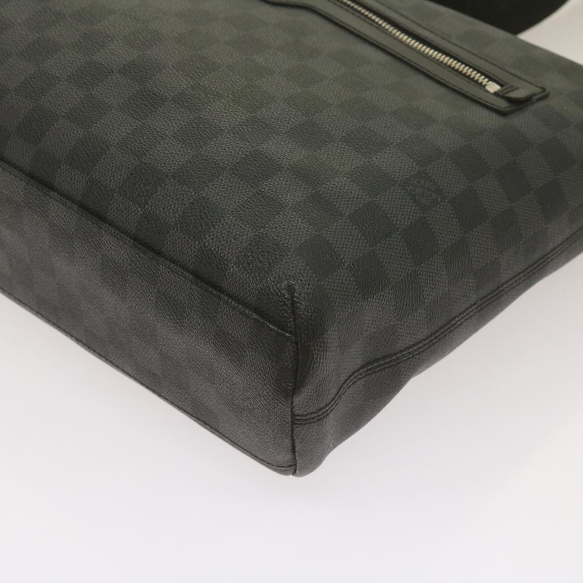 LOUIS VUITTON Damier Graphite Mick MM Shoulder Bag N41106 LV Auth bs12098