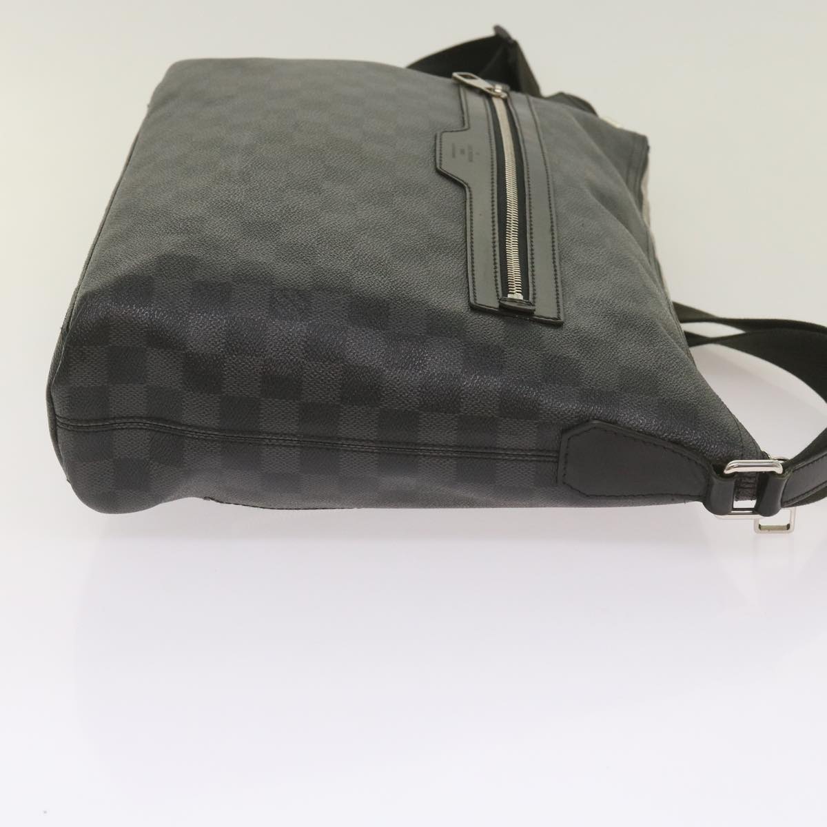 LOUIS VUITTON Damier Graphite Mick MM Shoulder Bag N41106 LV Auth bs12098