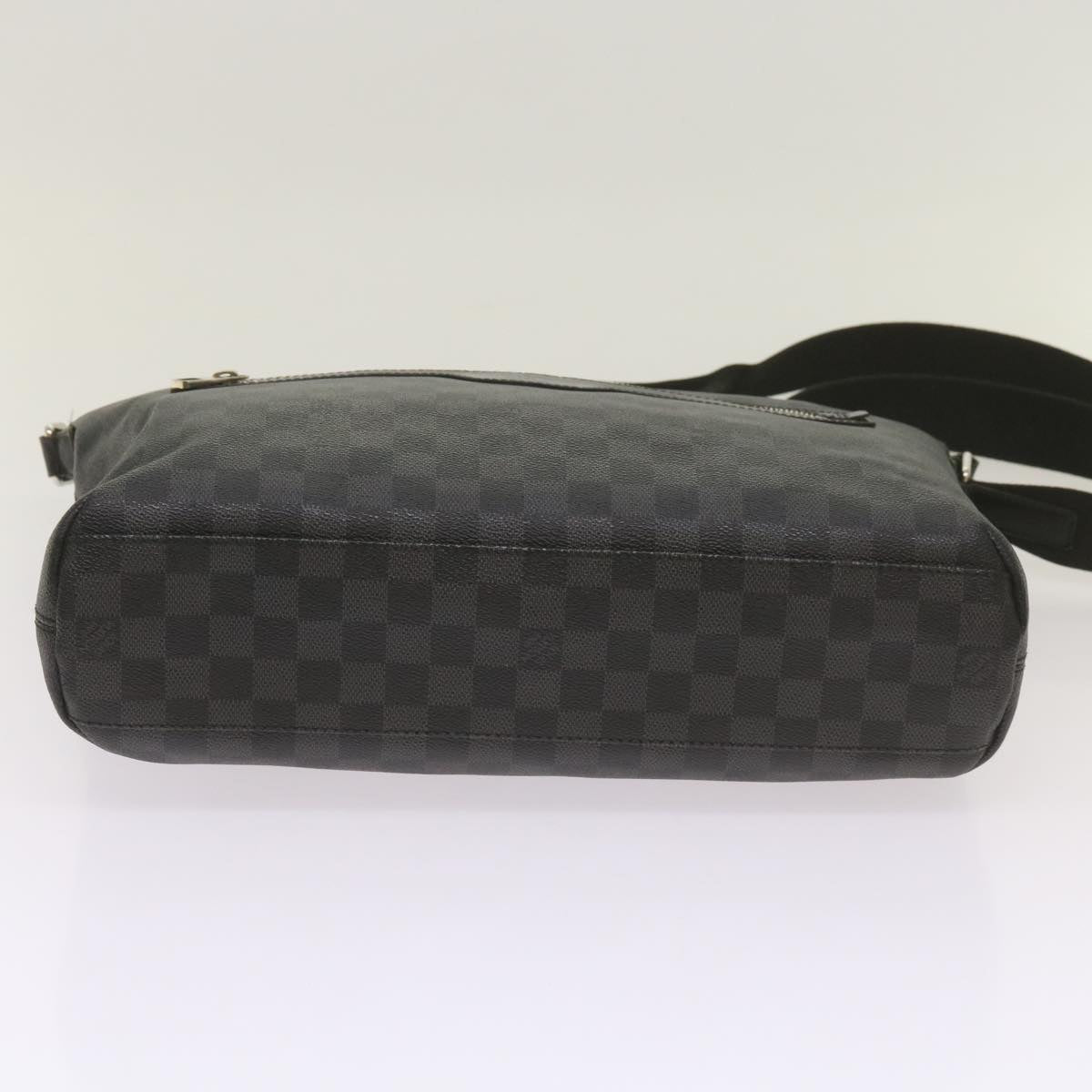 LOUIS VUITTON Damier Graphite Mick MM Shoulder Bag N41106 LV Auth bs12098