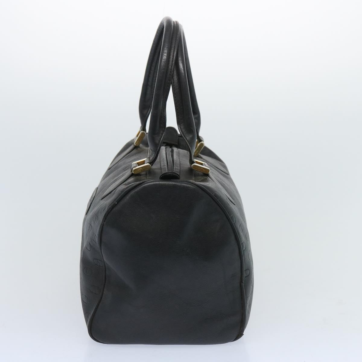 VALENTINO Hand Bag Leather Black Auth bs12115