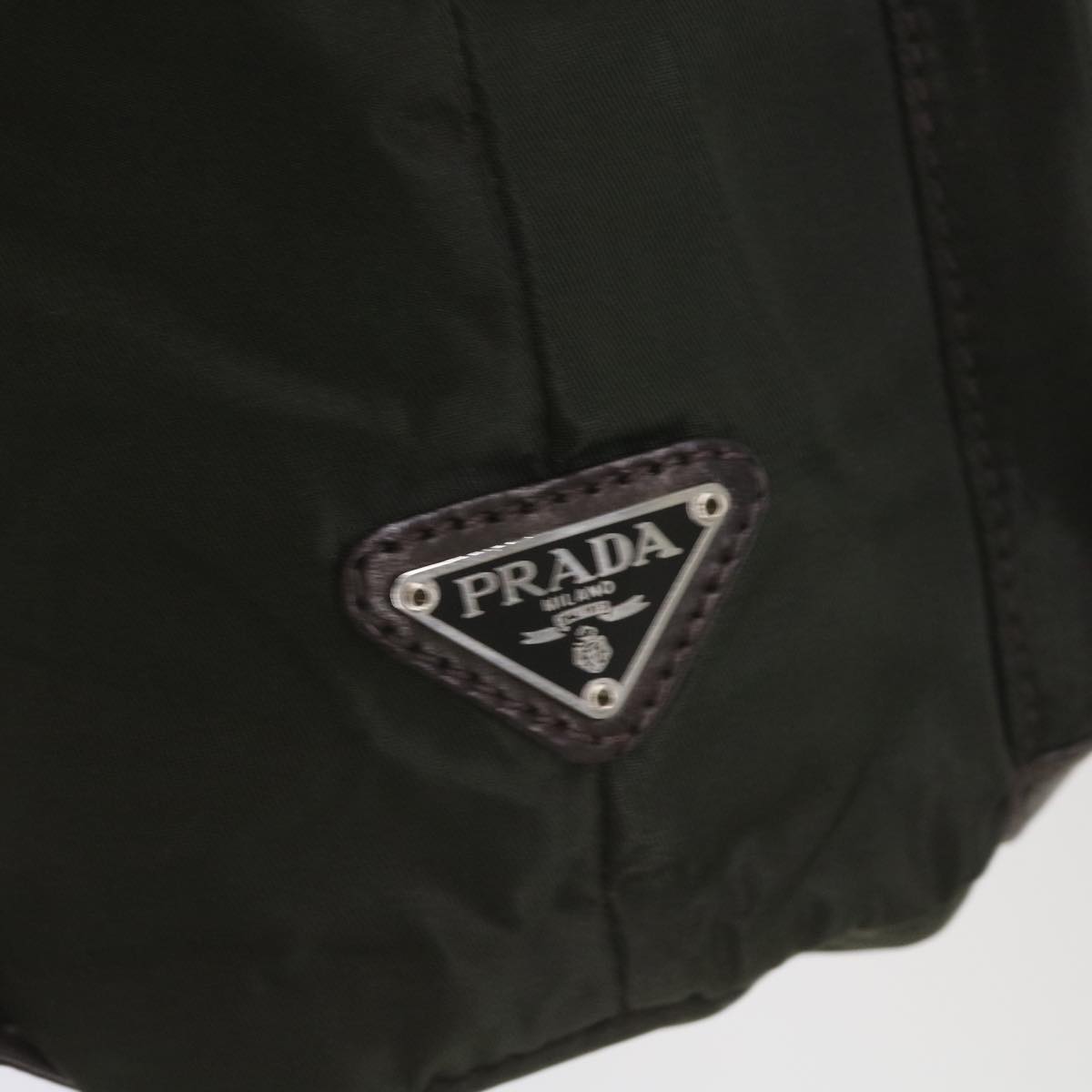 PRADA Backpack Nylon Green Auth bs12126