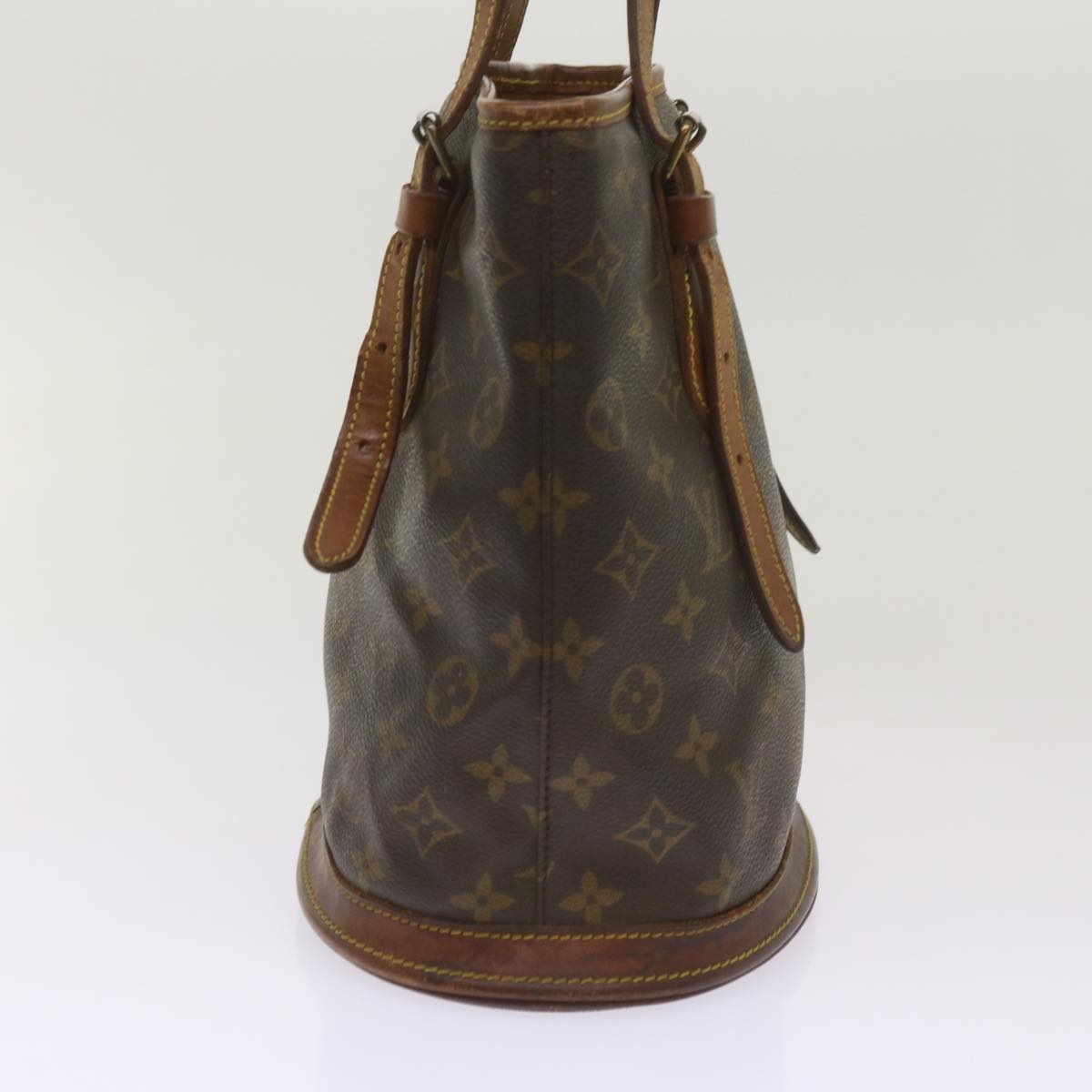 LOUIS VUITTON Monogram Bucket PM Shoulder Bag M42238 LV Auth bs12137