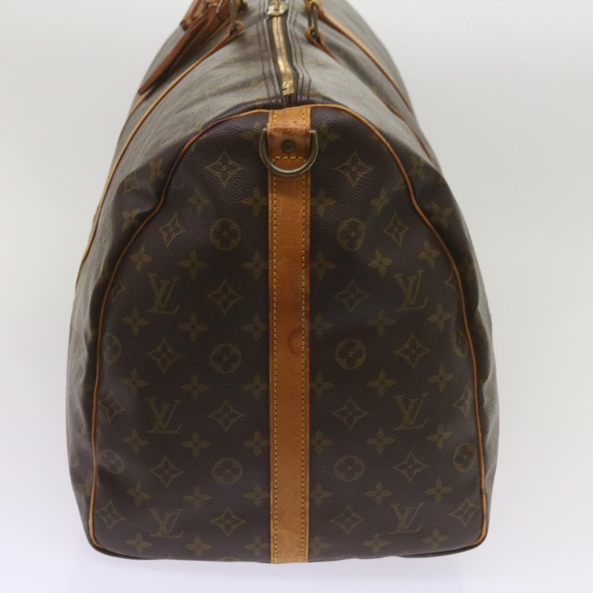 LOUIS VUITTON Monogram Keepall Bandouliere 60 Boston Bag M41412 LV Auth bs12142