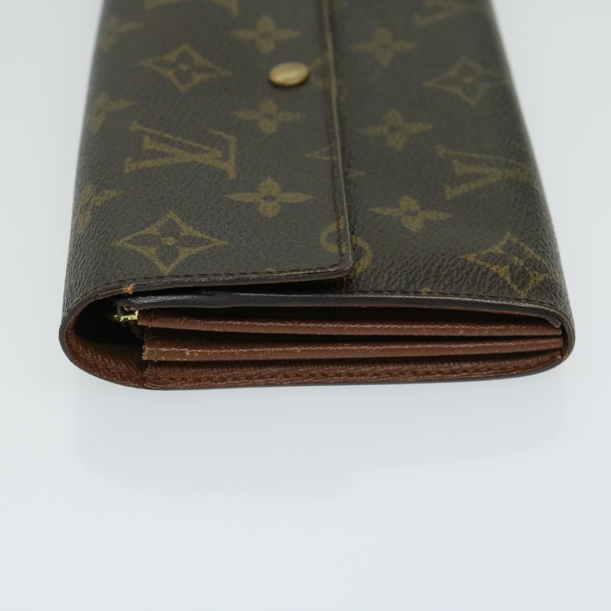 LOUIS VUITTON Monogram Portefeuille Sarah Long Wallet M60531 LV Auth bs12149