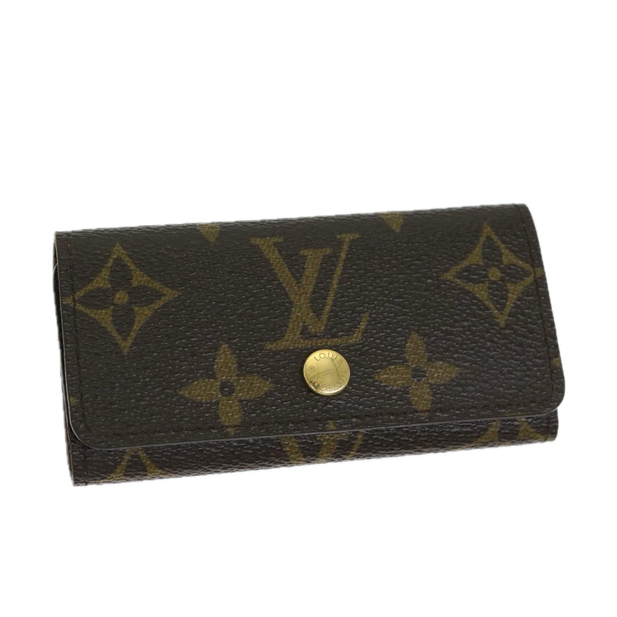 LOUIS VUITTON Monogram Multi Cles 4 Key Case M69517 LV Auth bs12151