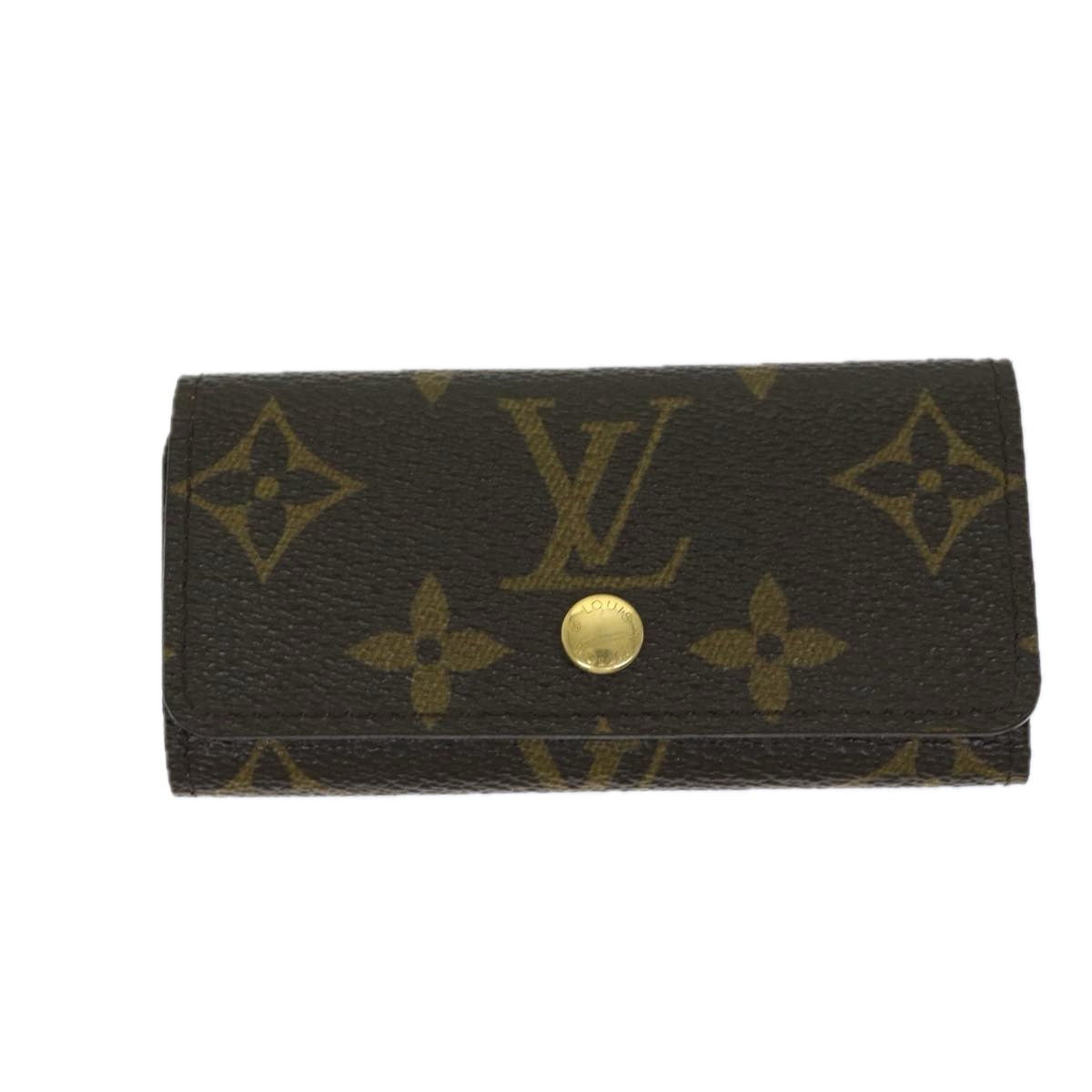 LOUIS VUITTON Monogram Multi Cles 4 Key Case M69517 LV Auth bs12151