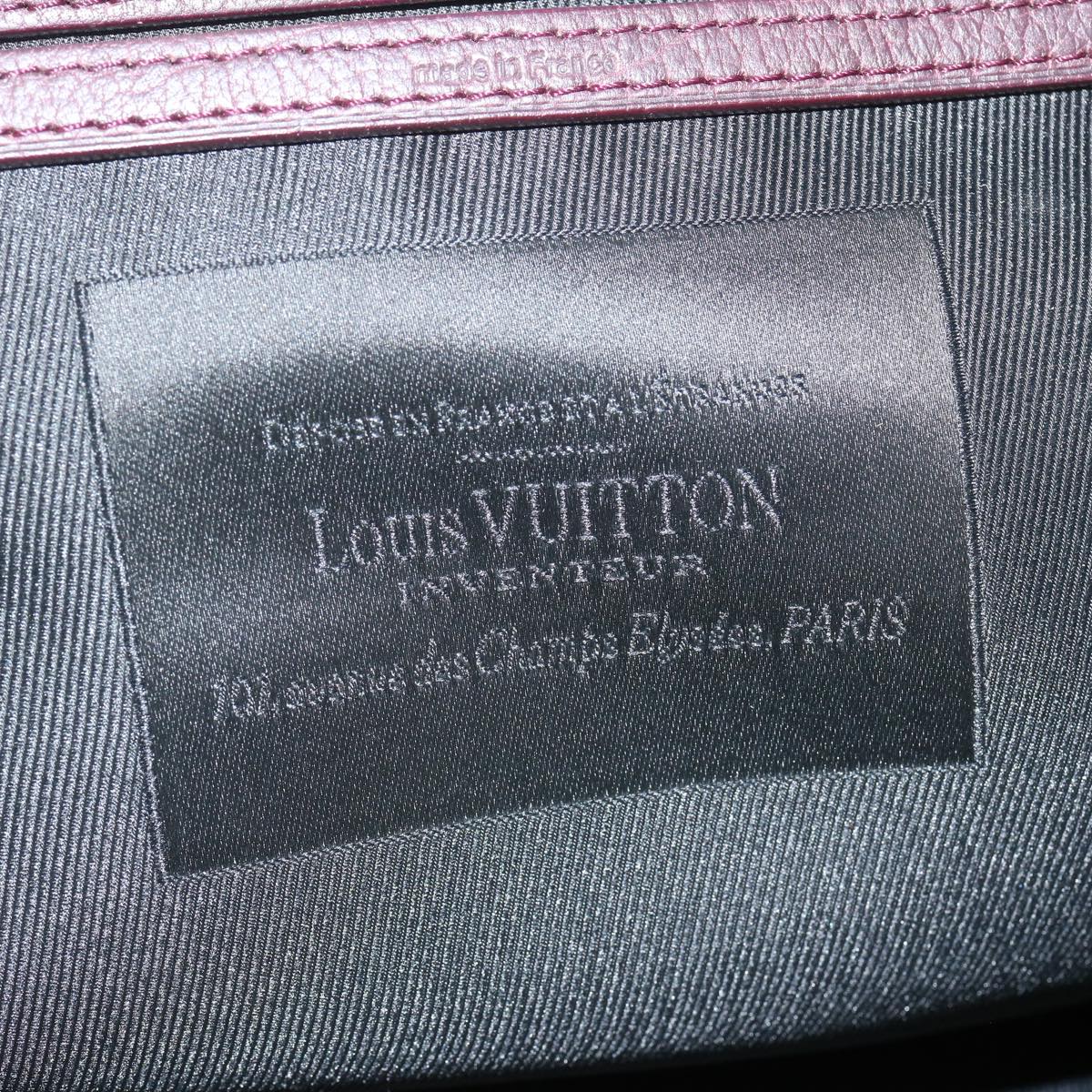 LOUIS VUITTON Monogram Volupte Psyche Hand Bag 2way Bordeaux M93475 Auth bs12168