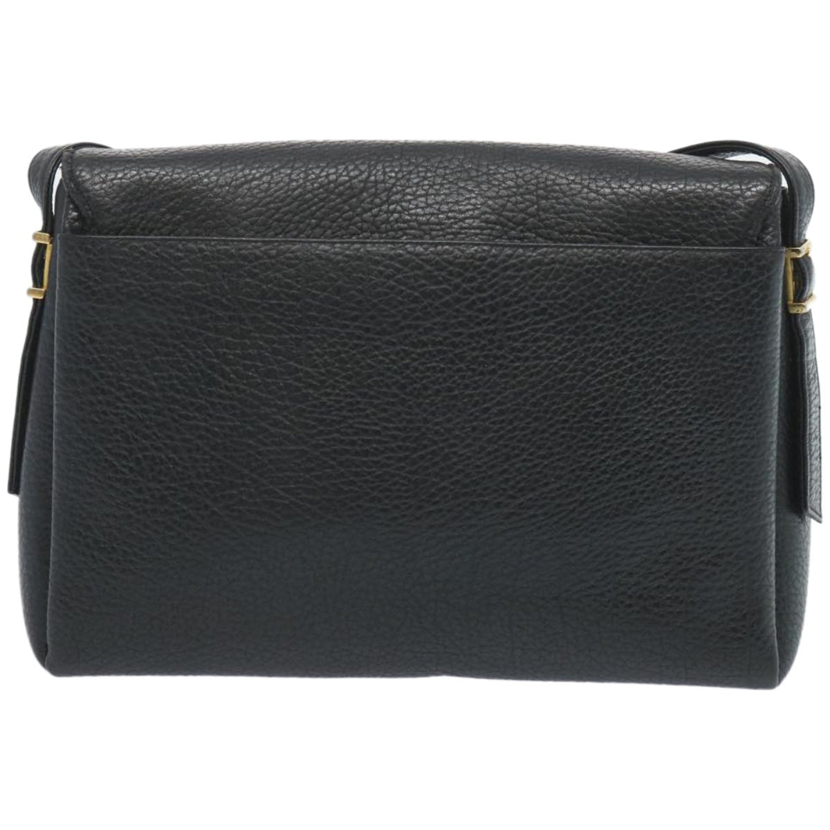 GIVENCHY Shoulder Bag Leather Black Auth bs12188