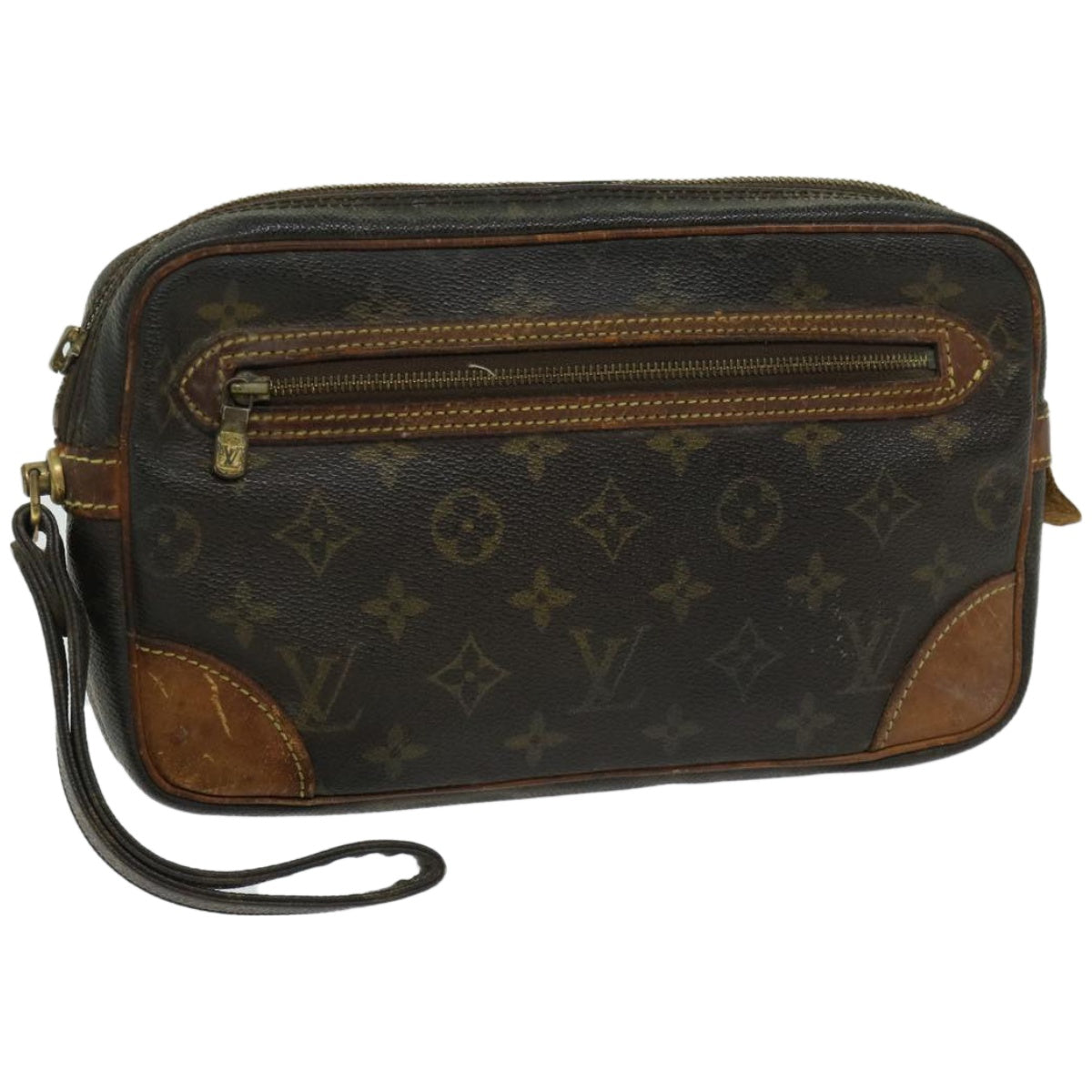 LOUIS VUITTON Monogram Marly Dragonne GM Clutch Bag M51825 LV Auth bs12194